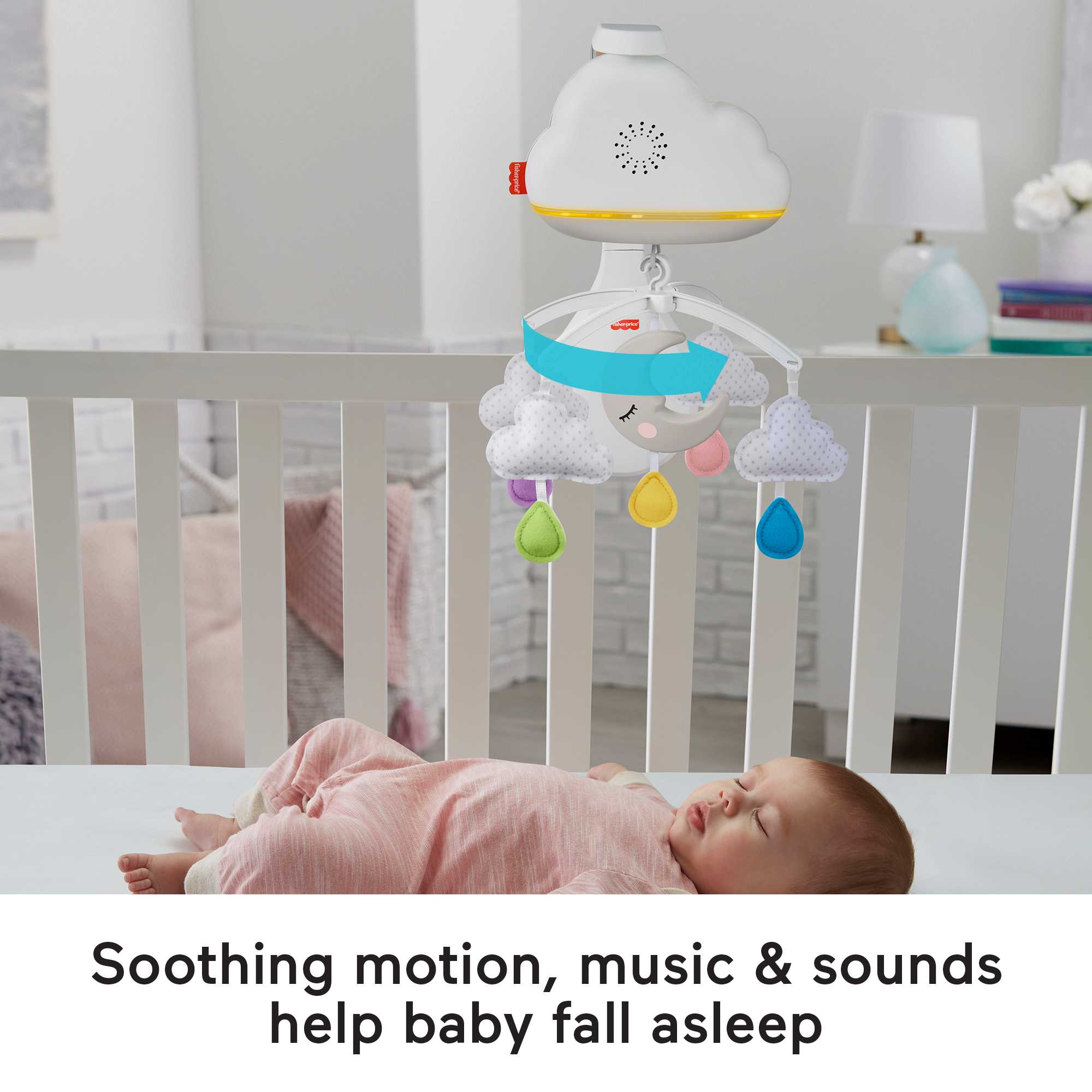 Fisher-Price Calming Clouds Mobile & Soother - Image 3