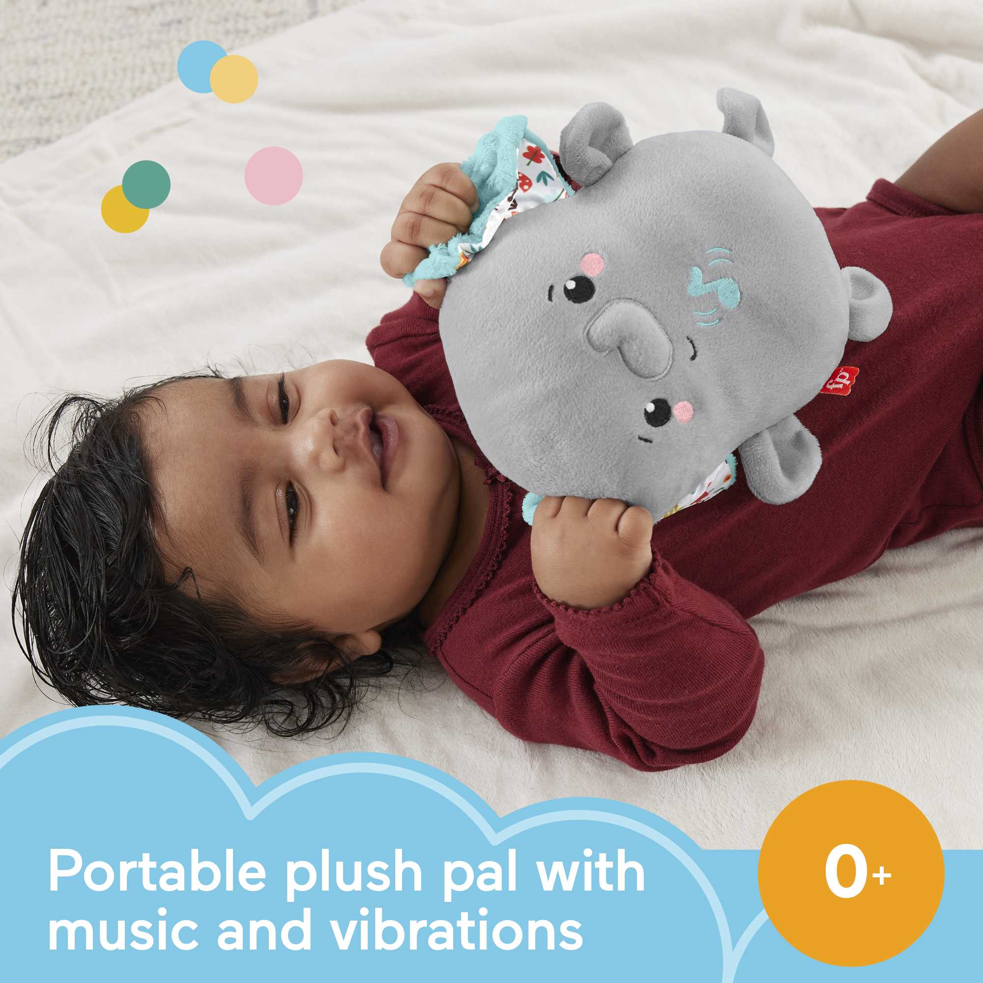 Fisher-Price Calming Vibes Elephant Soother - Image 2