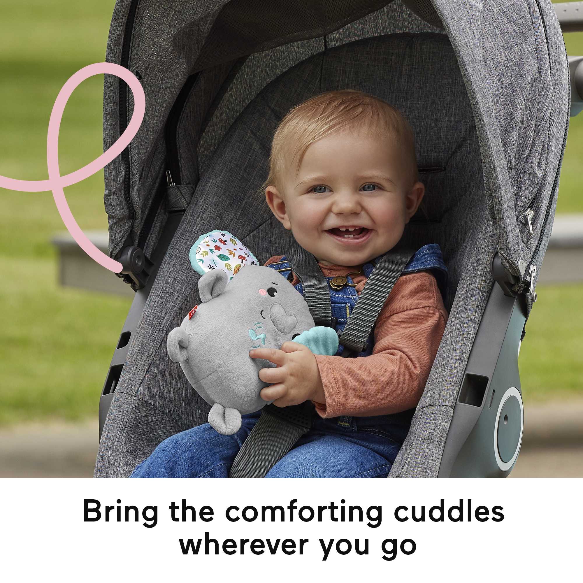 Fisher-Price Calming Vibes Elephant Soother - Image 4