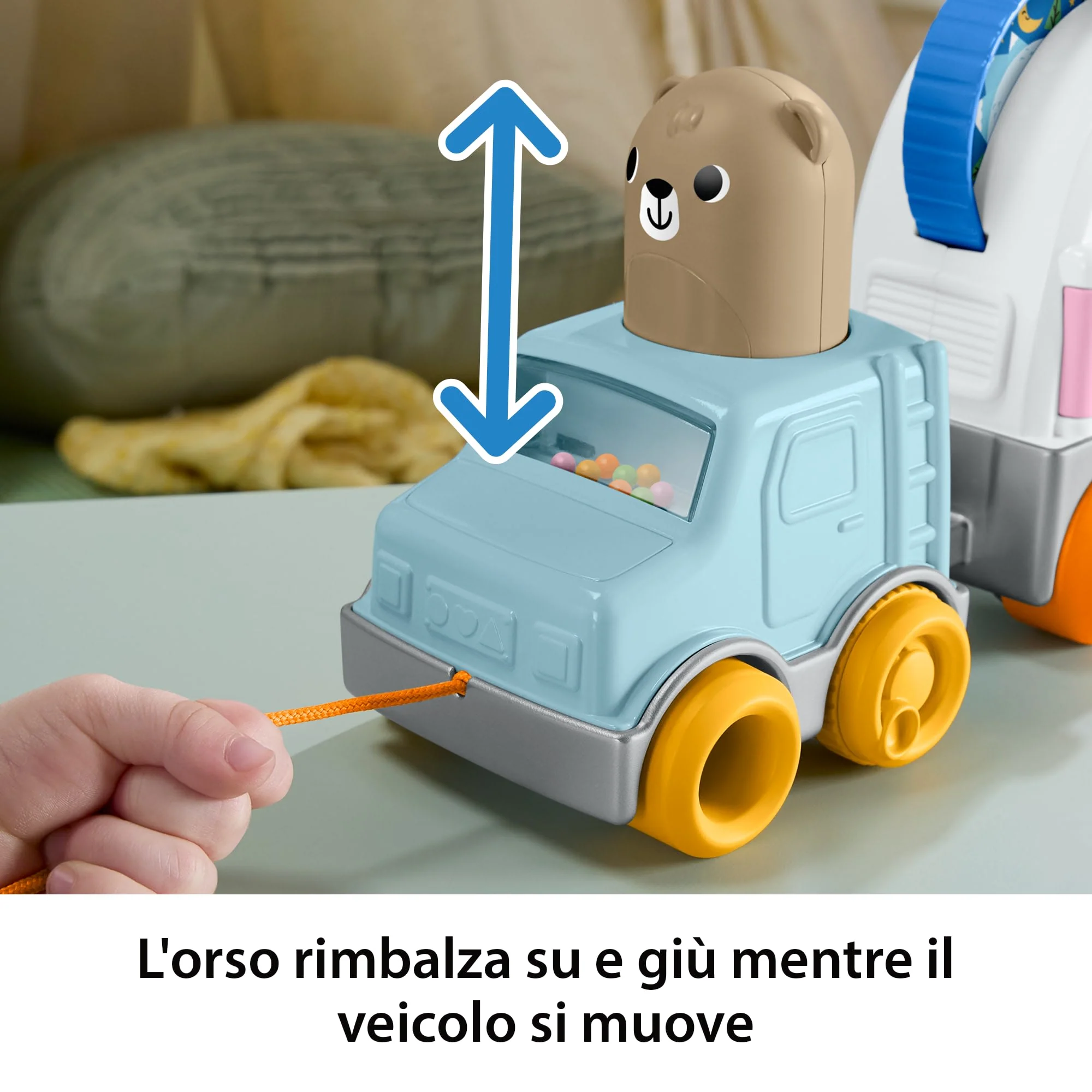 Fisher-Price Camper Trainabile Amici Della Foresta, Giocattolo Attività Per Neonati E Bambini - Image 3