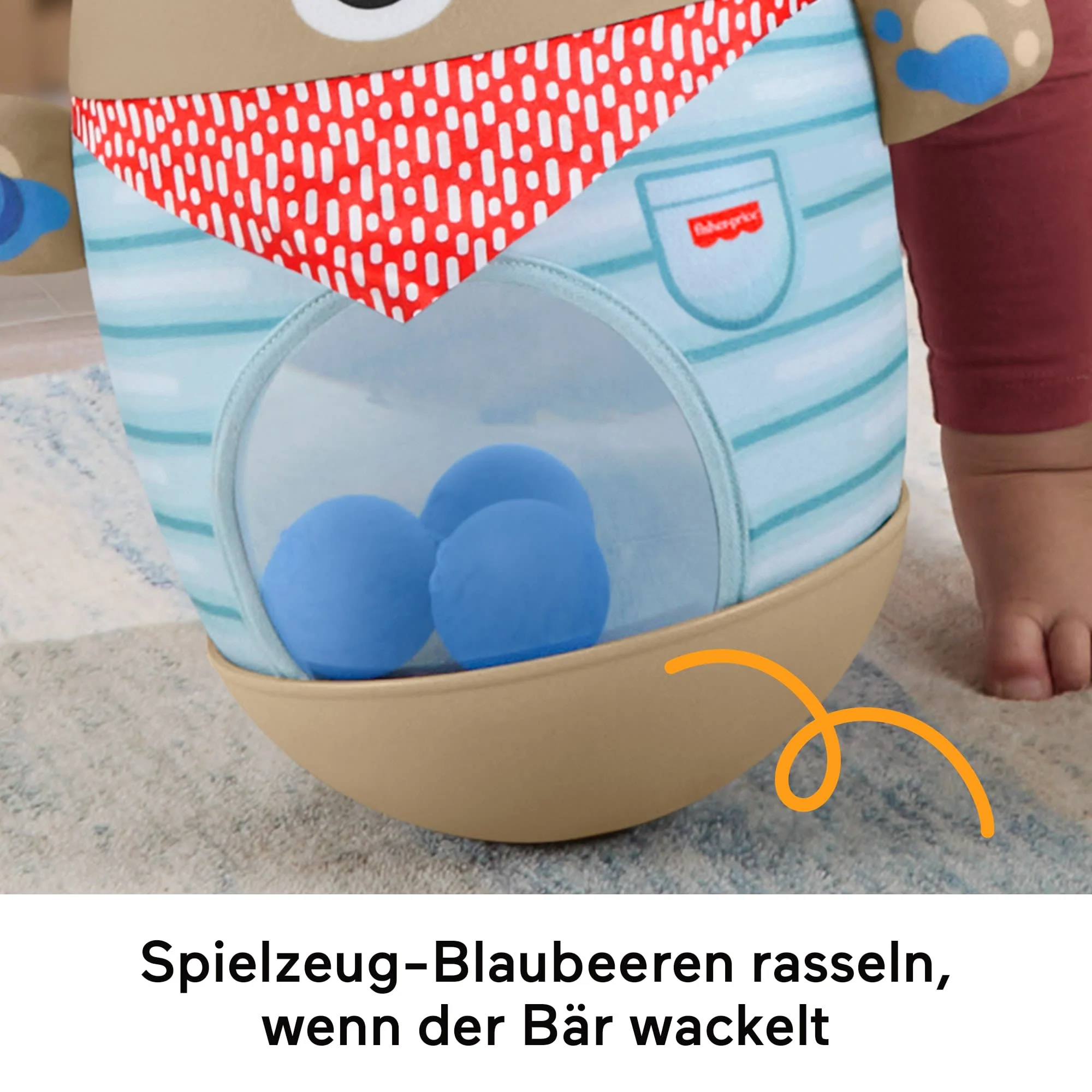Fisher-Price Camping-Freunde Wackelbär, Aktivitätsspielzeug Für Babys - Image 3