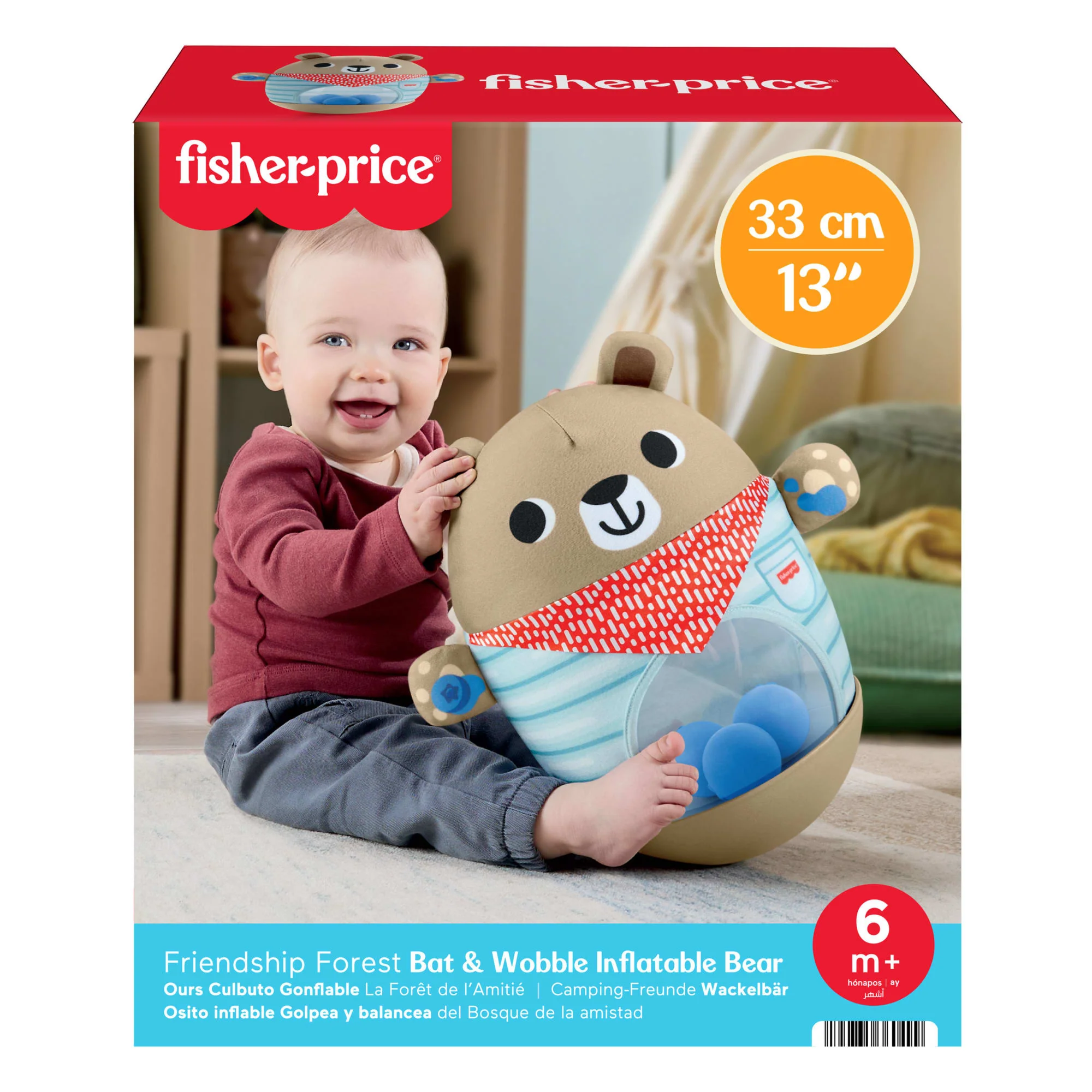 Fisher-Price Camping-Freunde Wackelbär, Aktivitätsspielzeug Für Babys - Image 6
