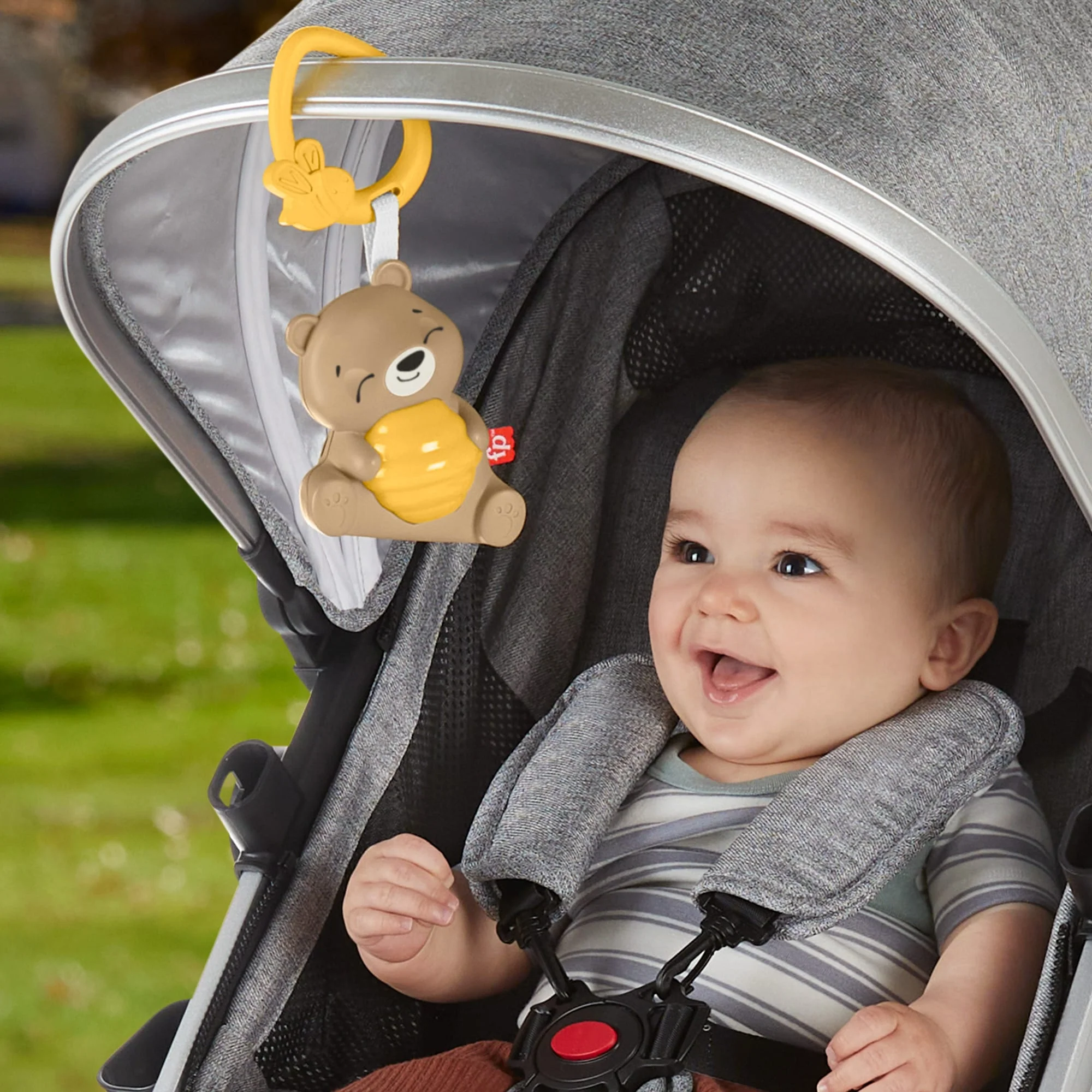 Fisher-Price Αρκουδάκι Με Ήχους Και Φώτα Φορητό Βρεφικό Κουτί Ήχου Με Φωτάκι Νυχτός Και Ρυθμιζόμενο Χρονόμετρο Για Νεογέννητα - Image 2