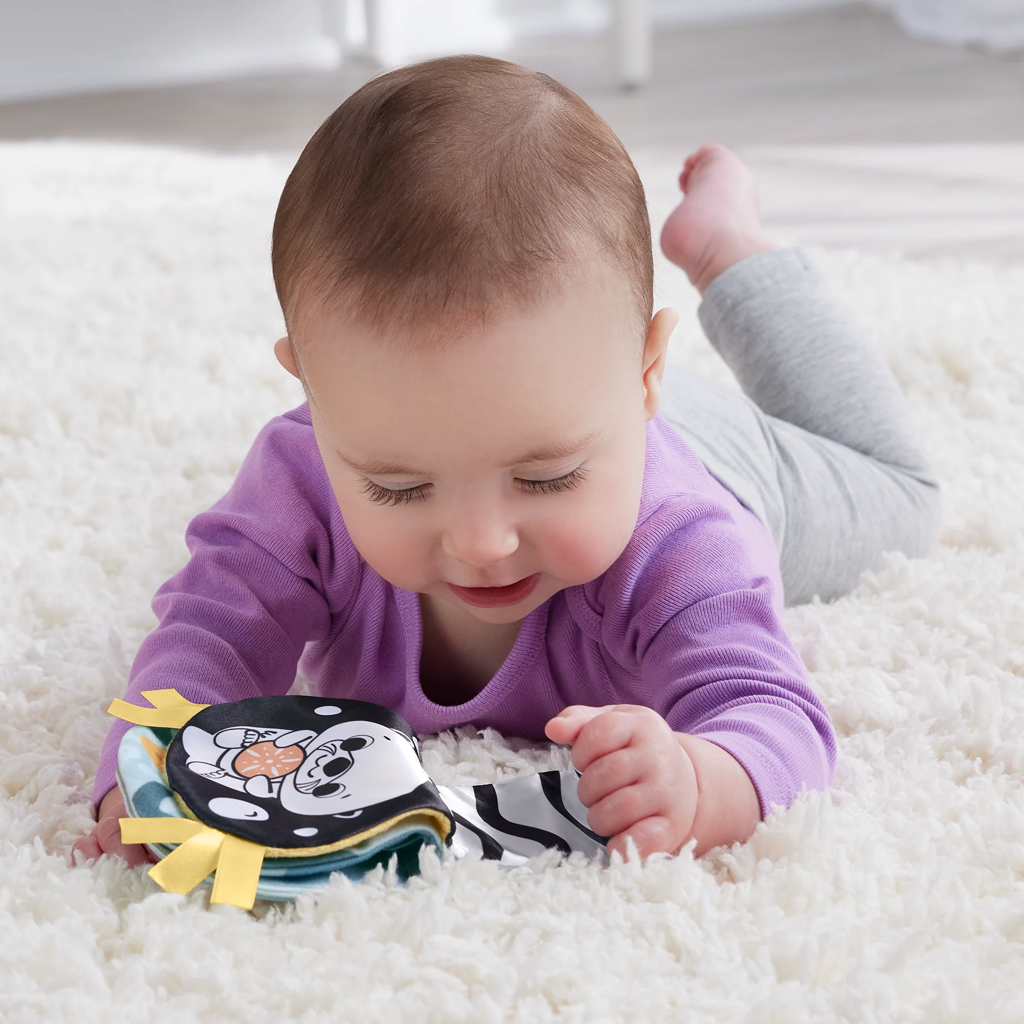 Fisher-Price Βίδρα Με Κίνηση Και Μαλακό Βιβλιαράκι, Μαλακό Βρεφικό Παιχνίδι Για Παιχνίδι Μπρούμυτα - Image 4