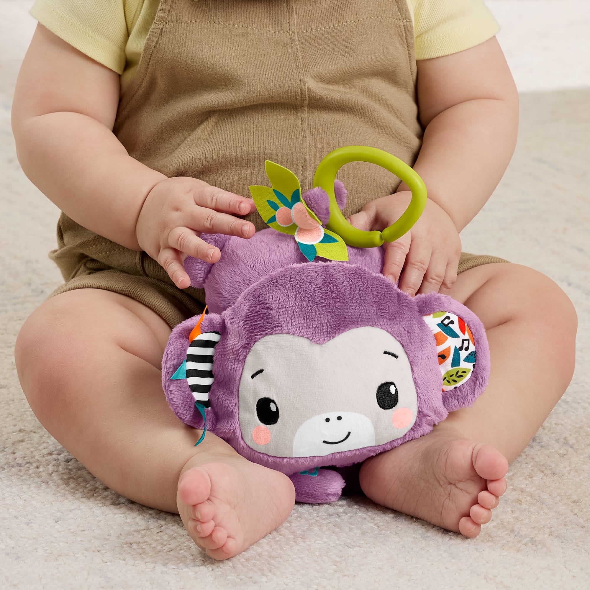 Fisher-Price Κρεμαστό Μαϊμουδάκι Με Μουσική Μαλακό Βρεφικό Παιχνίδι Καροτσιού Για Μωρά 0+ Μηνών - Image 5