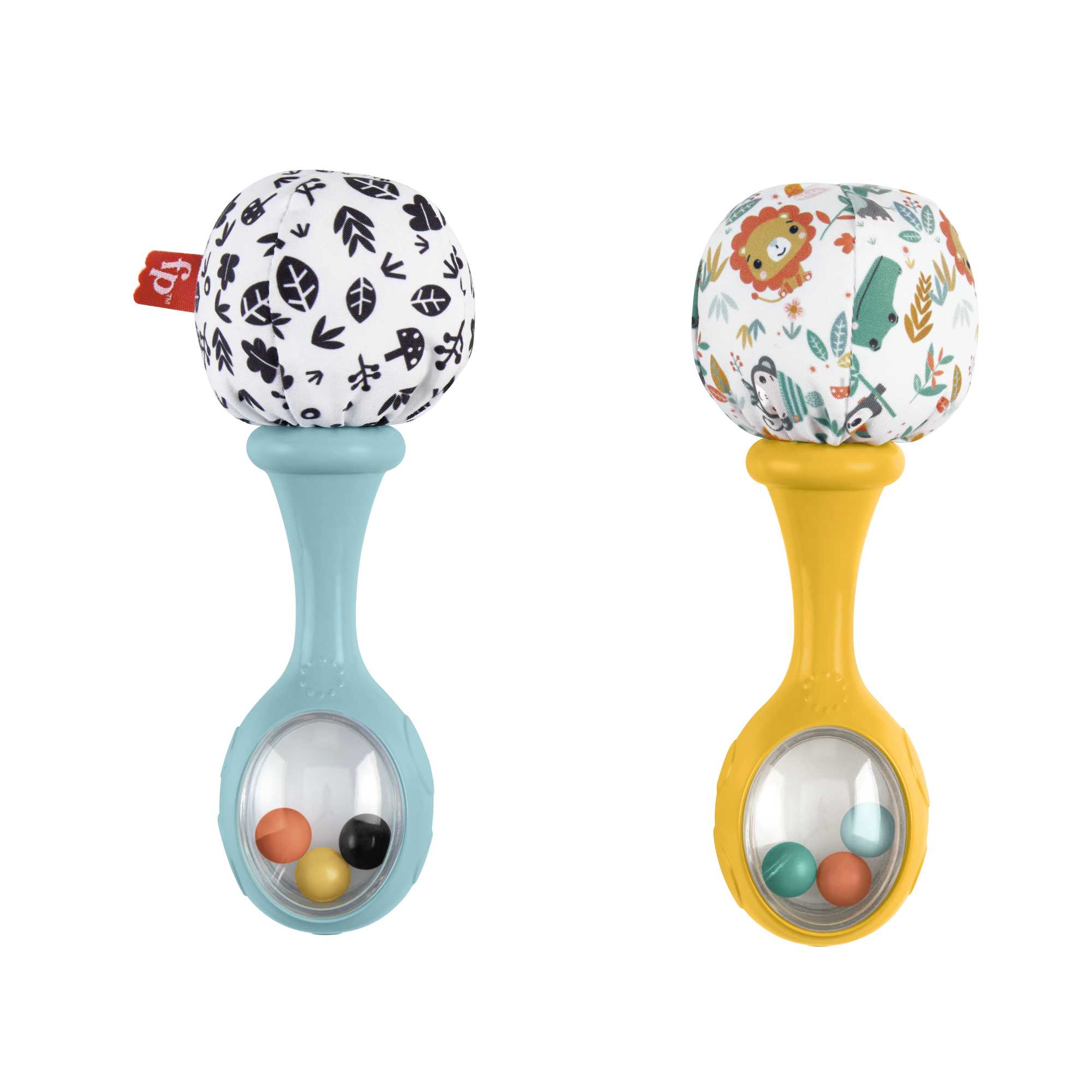 Fisher-Price Μαράκες, Σετ Των 2 Για Μωρά 3 Μηνών Και Άνω, Έντονες Αντιθέσεις