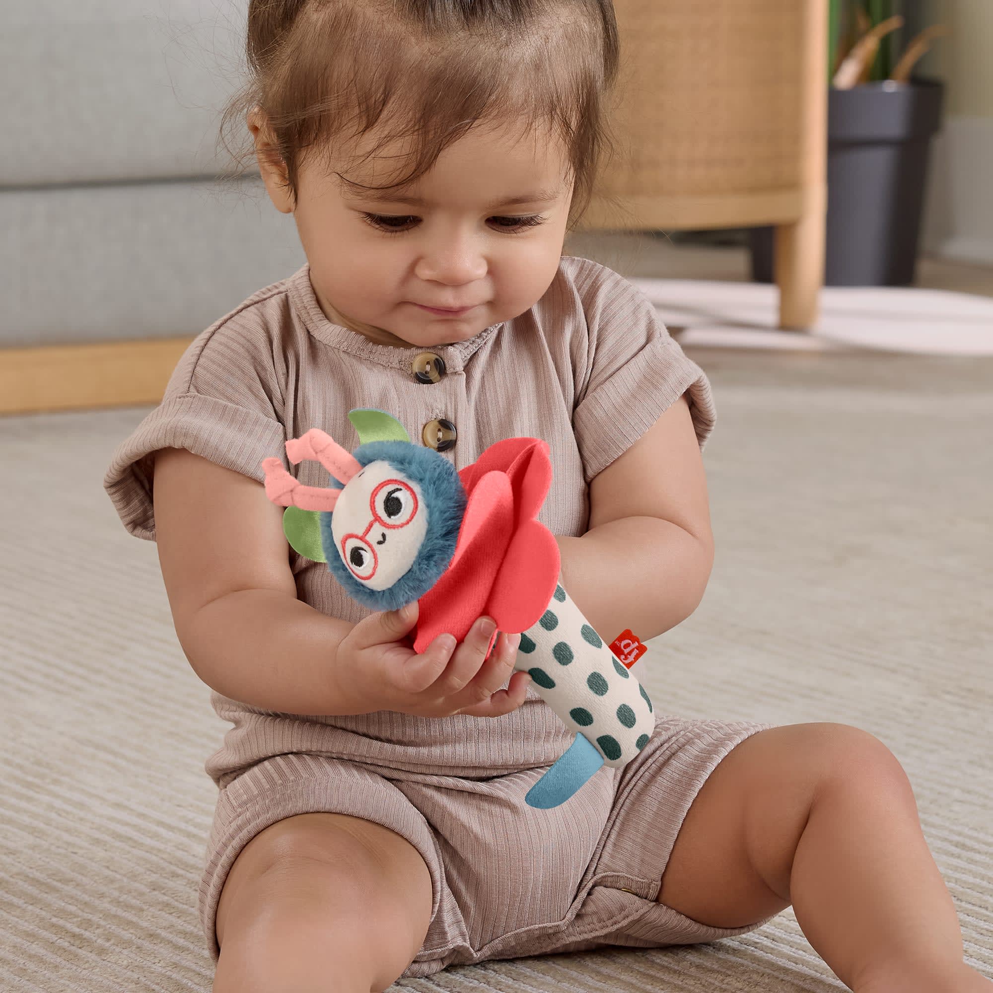 Fisher-Price Planet Friends Μελισσούλα Κουδουνίστρα Για Νεογέννητα, 2 Κομμάτια - Image 4