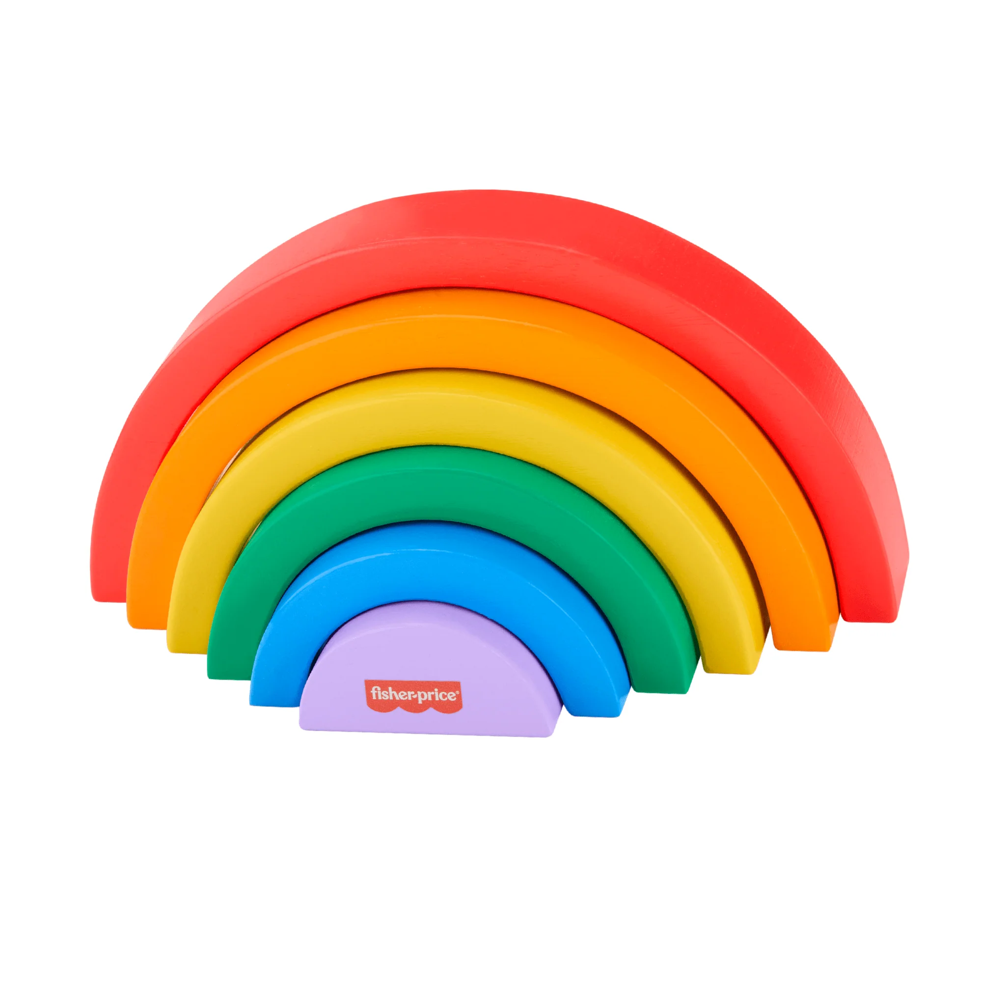 Fisher-Price Ξύλινο Ουράνιο Τόξο, Παιχνίδι Ταξινόμησης, 6 Ξύλινα Κομμάτια
