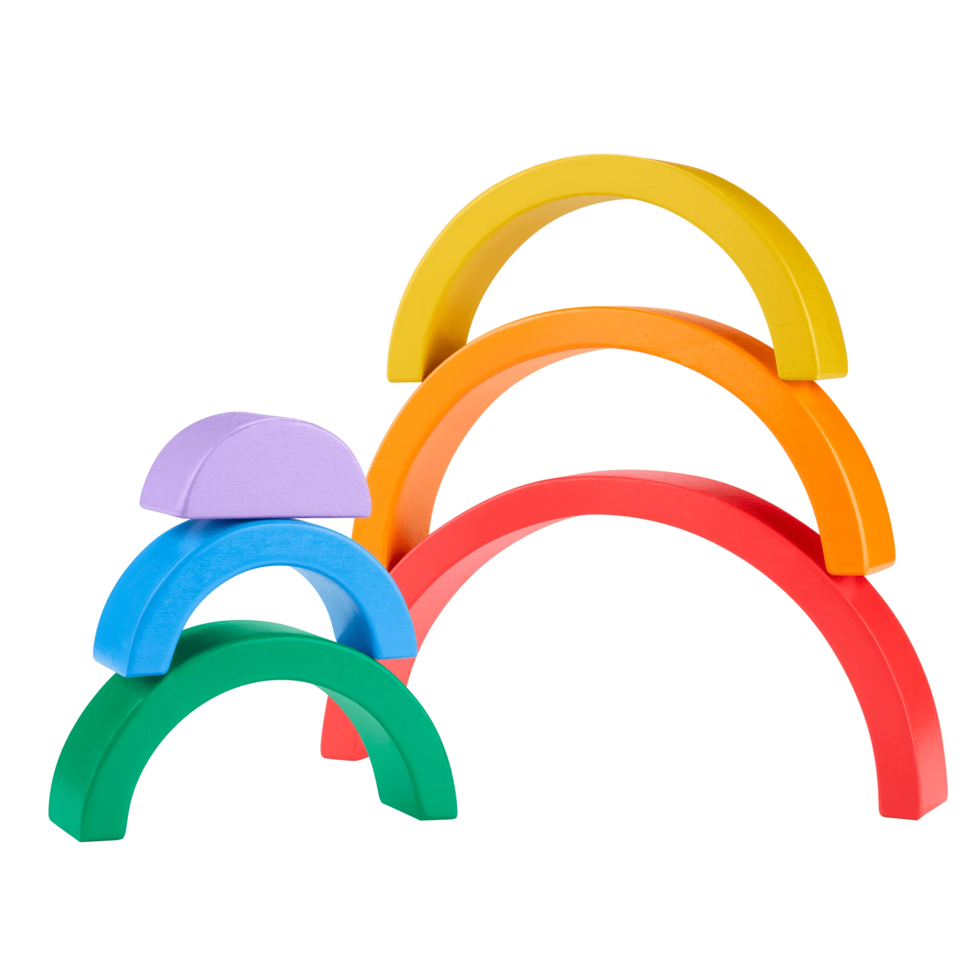 Fisher-Price Ξύλινο Ουράνιο Τόξο, Παιχνίδι Ταξινόμησης, 6 Ξύλινα Κομμάτια - Image 5