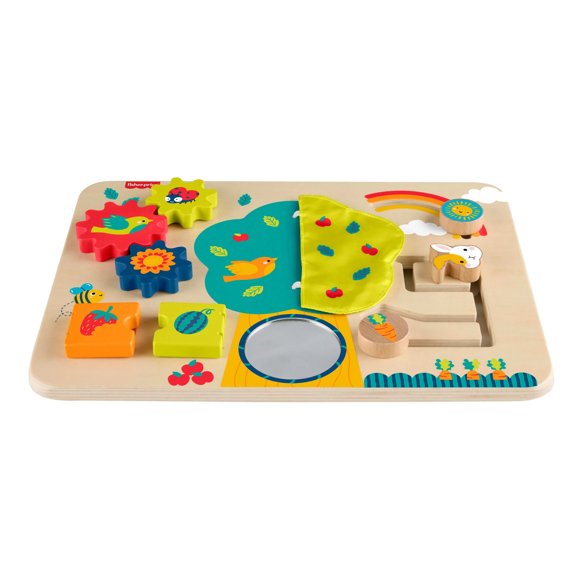 Ξύλινος Σταθμός Δραστηριoτήτων Fisher-Price Για Ανάπτυξη Δεξιοτήτων, 1 Ξύλινο Κομμάτι - Image 5