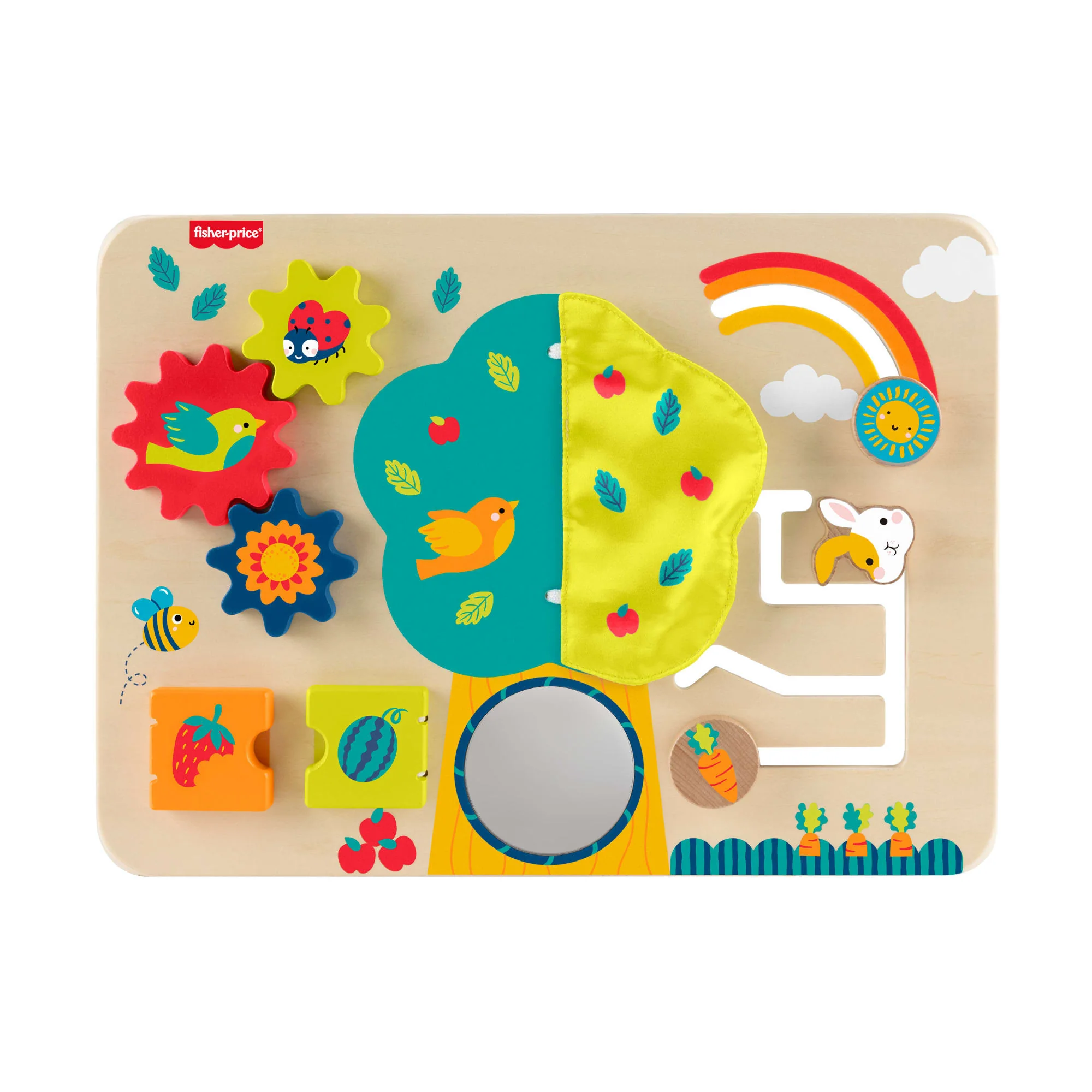 Ξύλινος Σταθμός Δραστηριoτήτων Fisher-Price Για Ανάπτυξη Δεξιοτήτων, 1 Ξύλινο Κομμάτι - Image 6