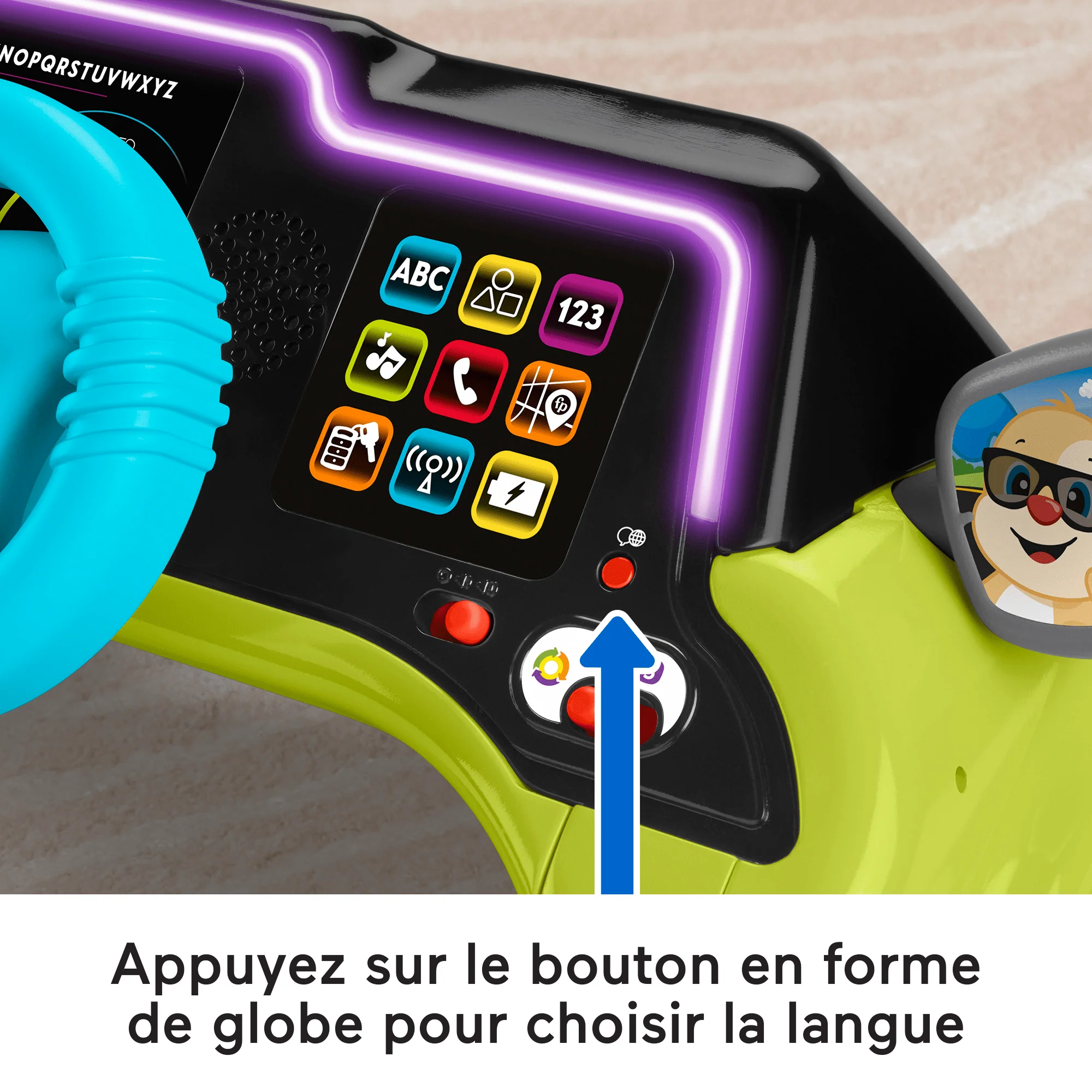 Fisher-Price Centre D’Activités Ma Première Voiture Rires Et Éveil - Image 3