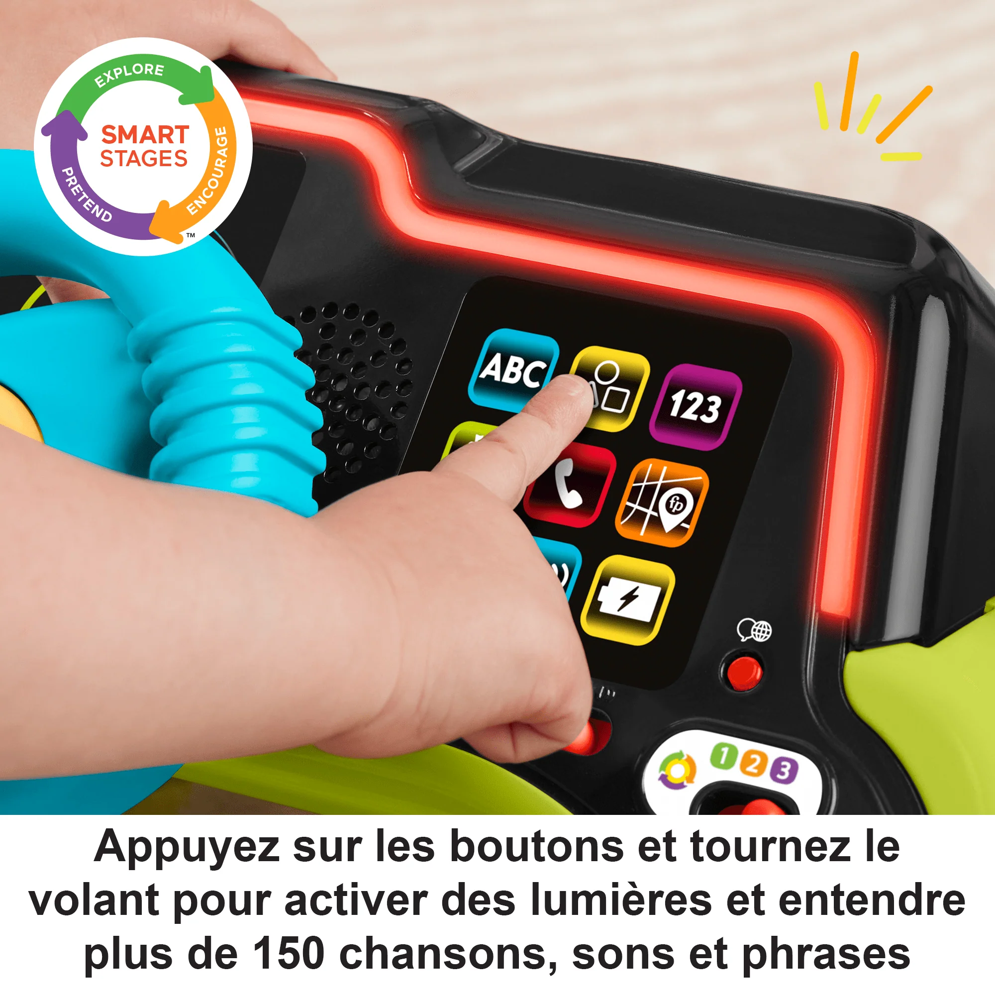 Fisher-Price Centre D’Activités Ma Première Voiture Rires Et Éveil - Image 4