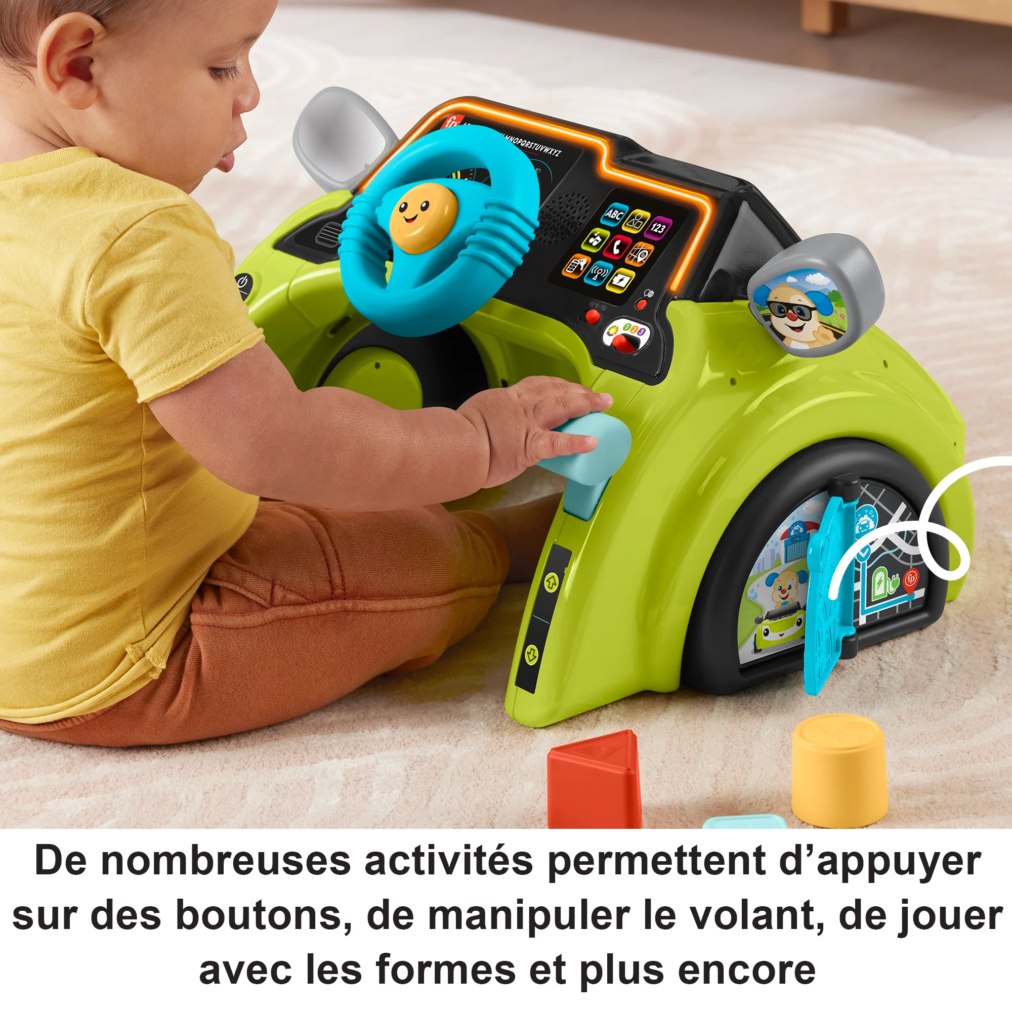 Fisher-Price Centre D’Activités Ma Première Voiture Rires Et Éveil - Image 5