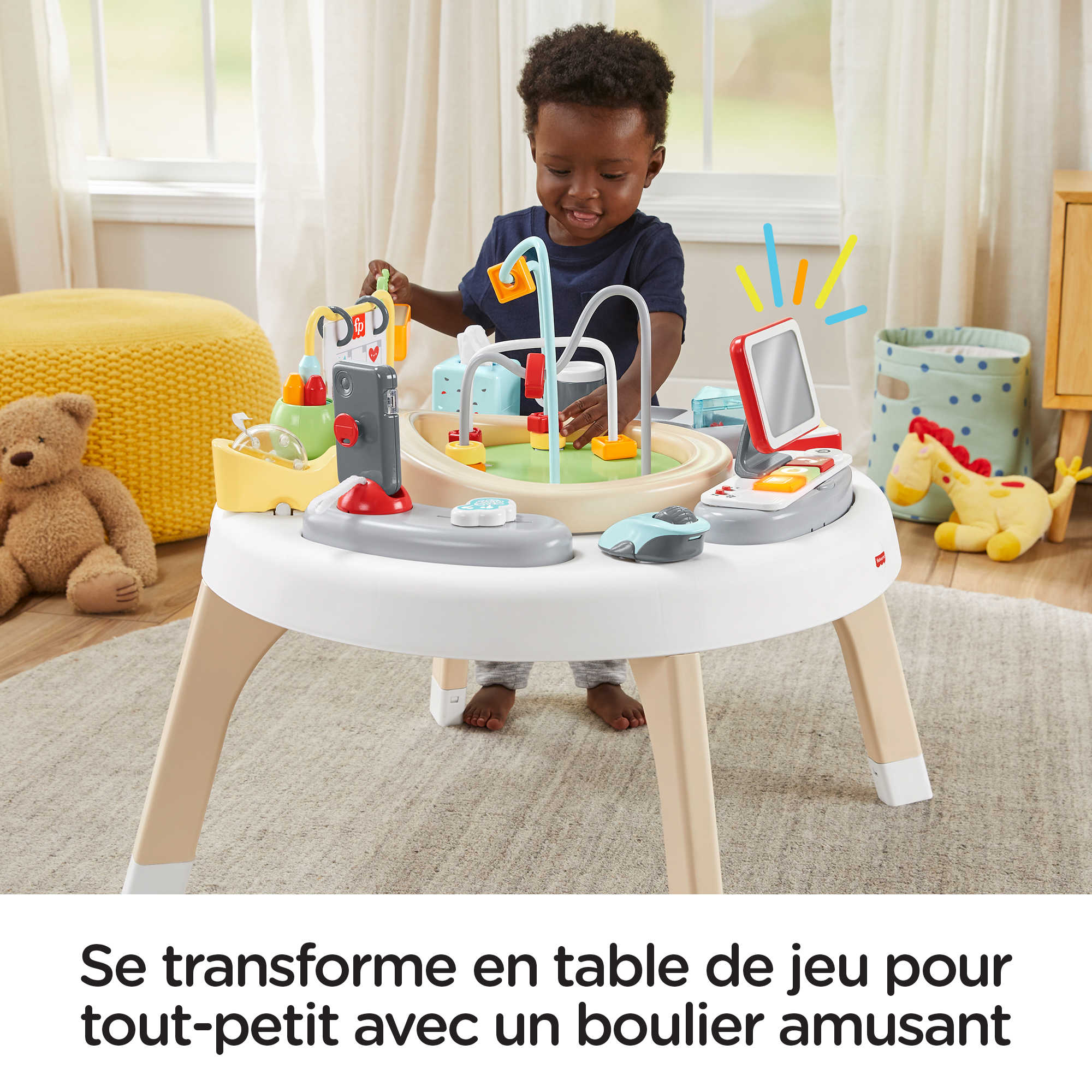 Fisher-Price - Centre D’Activités Bébé Au Travail - Jouet D'Éveil - Dès La Naissance - Image 3