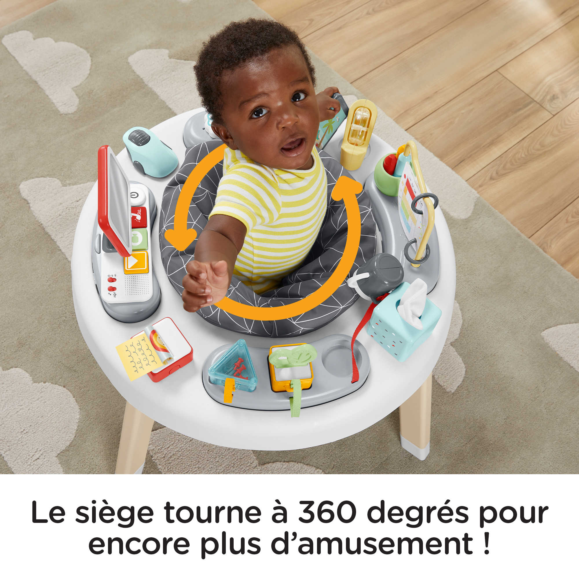 Fisher-Price - Centre D’Activités Bébé Au Travail - Jouet D'Éveil - Dès La Naissance - Image 5