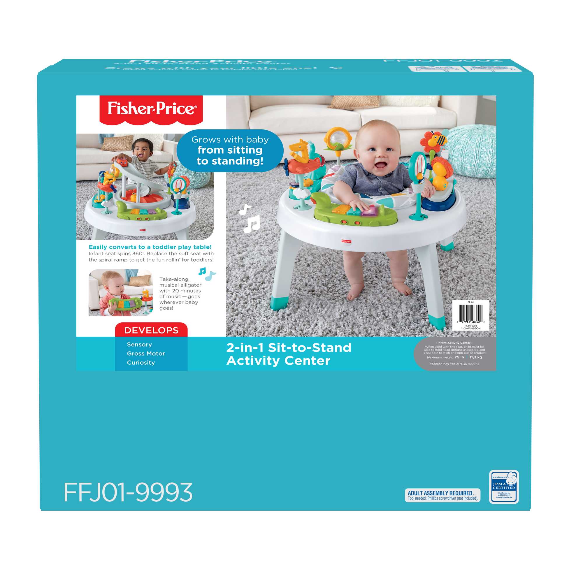 Fisher-Price - Centre D’Activités Bébé Au Travail - Jouet D'Éveil - Dès La Naissance - Image 6