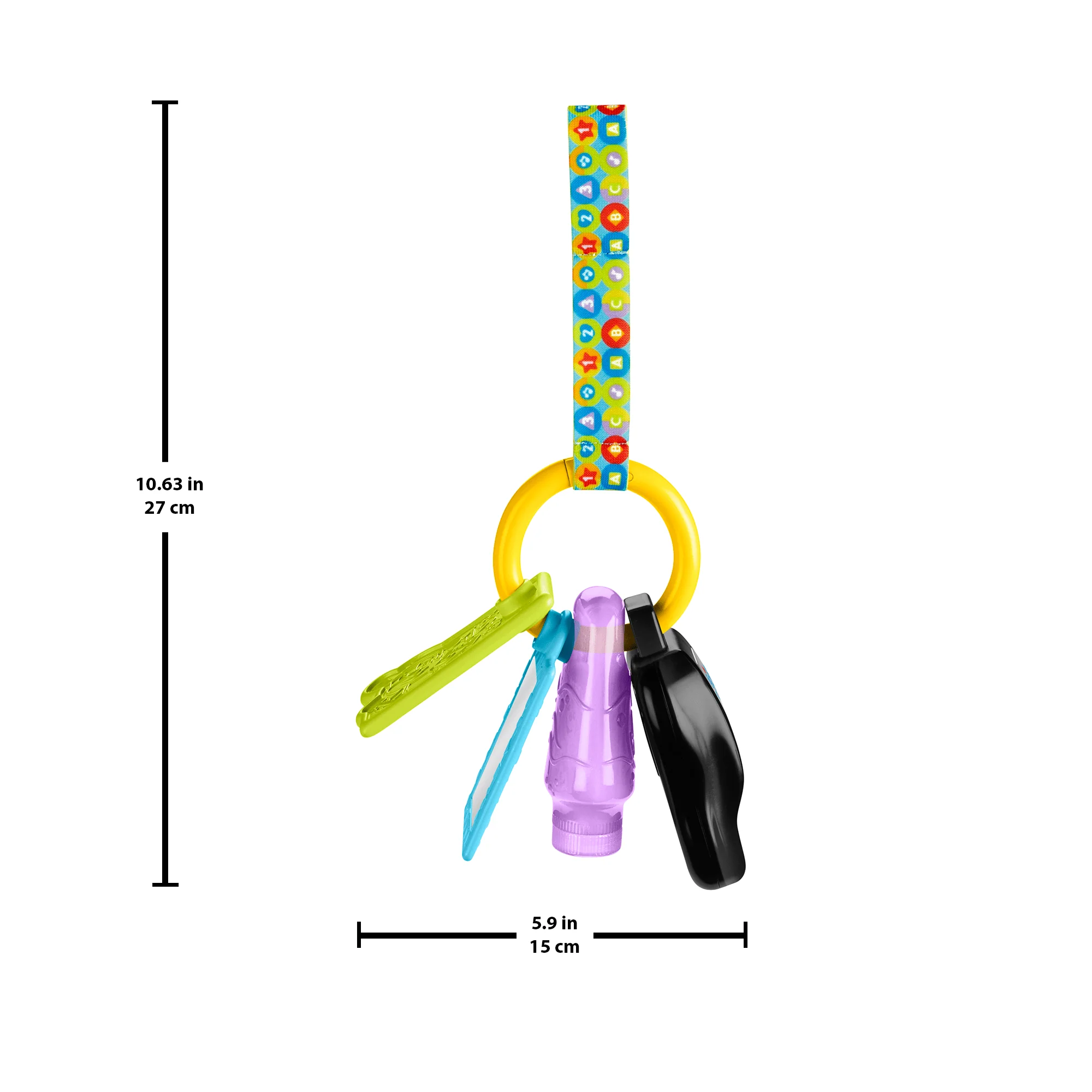 Fisher-Price Παίζω Και Μαθαίνω Εκπαιδευτικά Κλειδάκια Αυτοκινήτου Βρεφικό Μουσικό Εκπαιδευτικό Παιχνίδι, Πολύγλωσση Έκδοση - Image 5