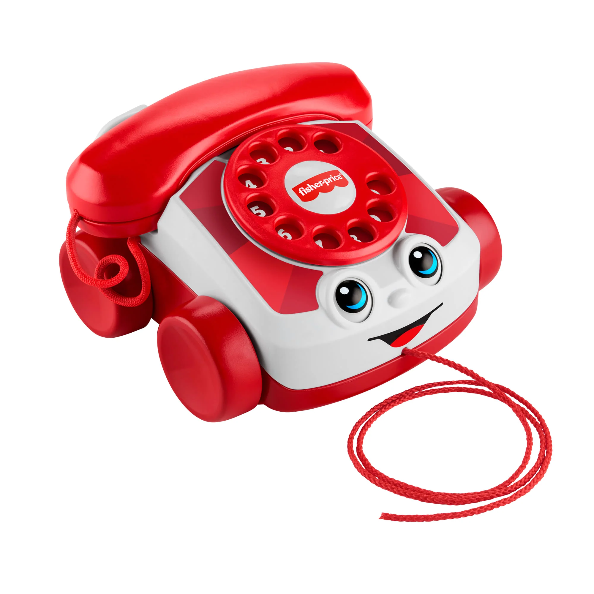 Fisher-Price Συρόμενο Κόκκινο Τηλεφωνάκι Για Μωρά Και Νήπια, Επετειακή Έκδοση Mattel 80 Χρόνων - Image 5