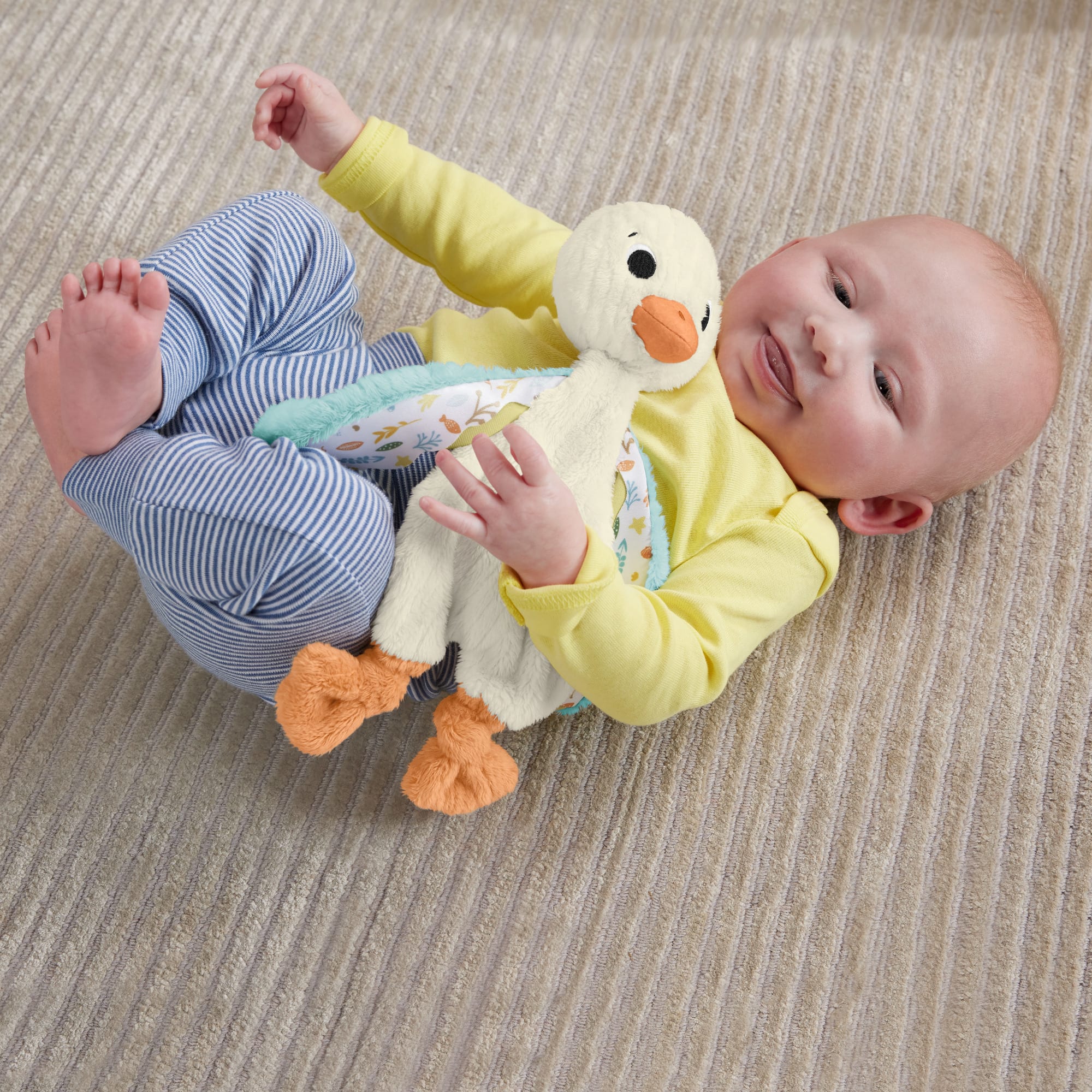 Fisher-Price Χήνα Η Αγκαλίτσα, Μαλακό Παιχνίδι Με Κουδουνίστρα Για Νεογέννητα - Image 3