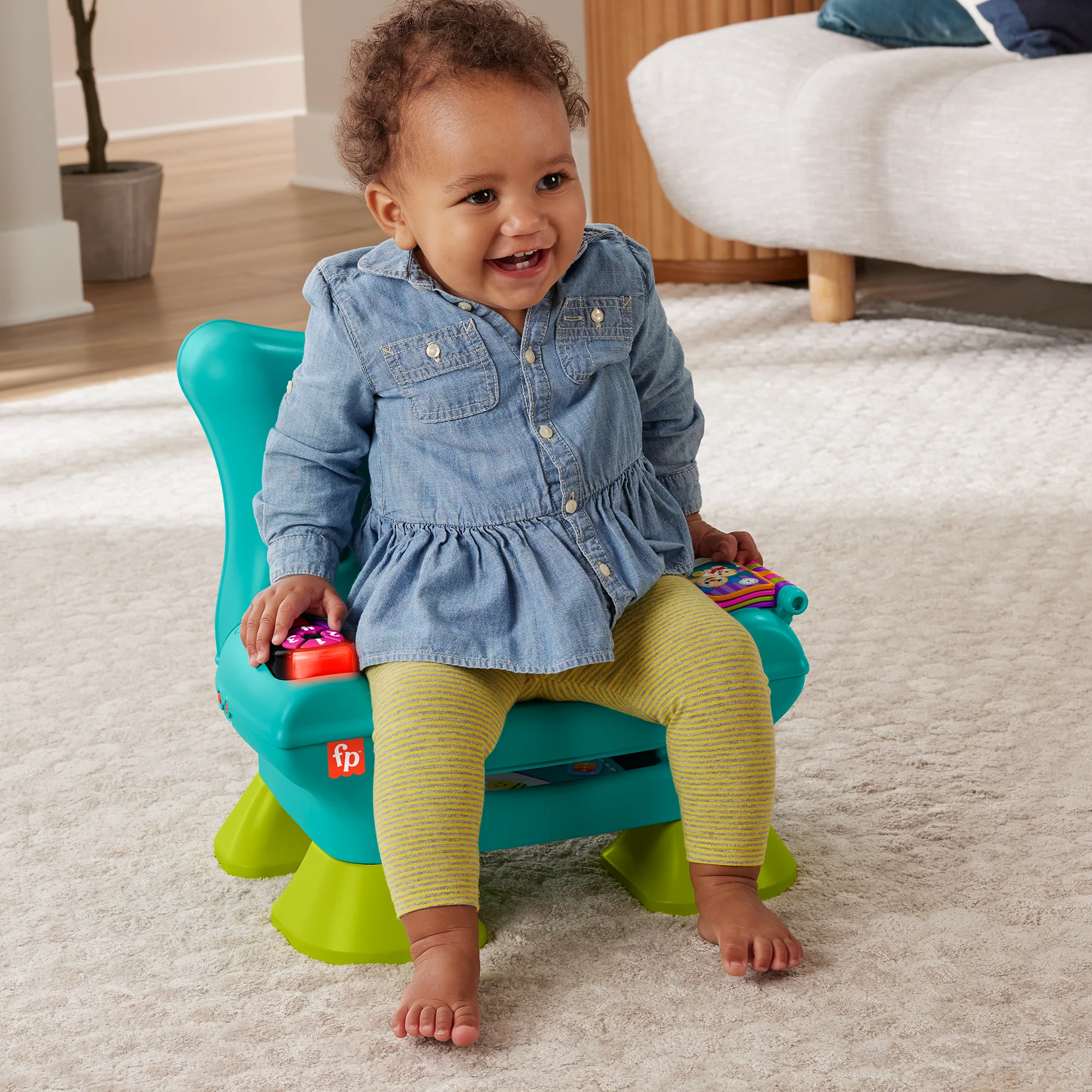 Fisher-Price- Mon Fauteuil Musical Éveil Progressif Rires et Éveil - Image 2