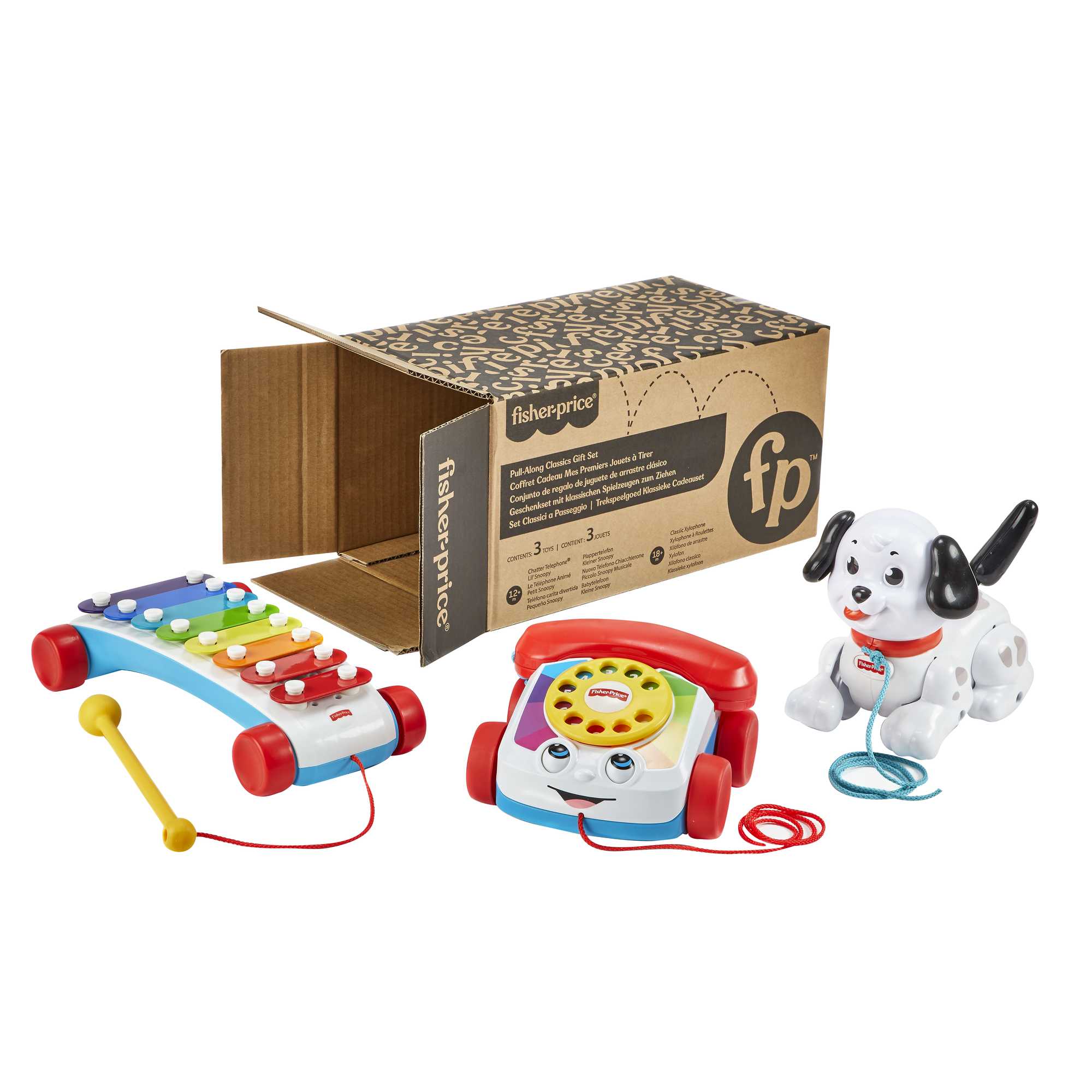 Fisher-Price – Coffret Cadeau Mes Premiers Jouets à Tirer - Image 5
