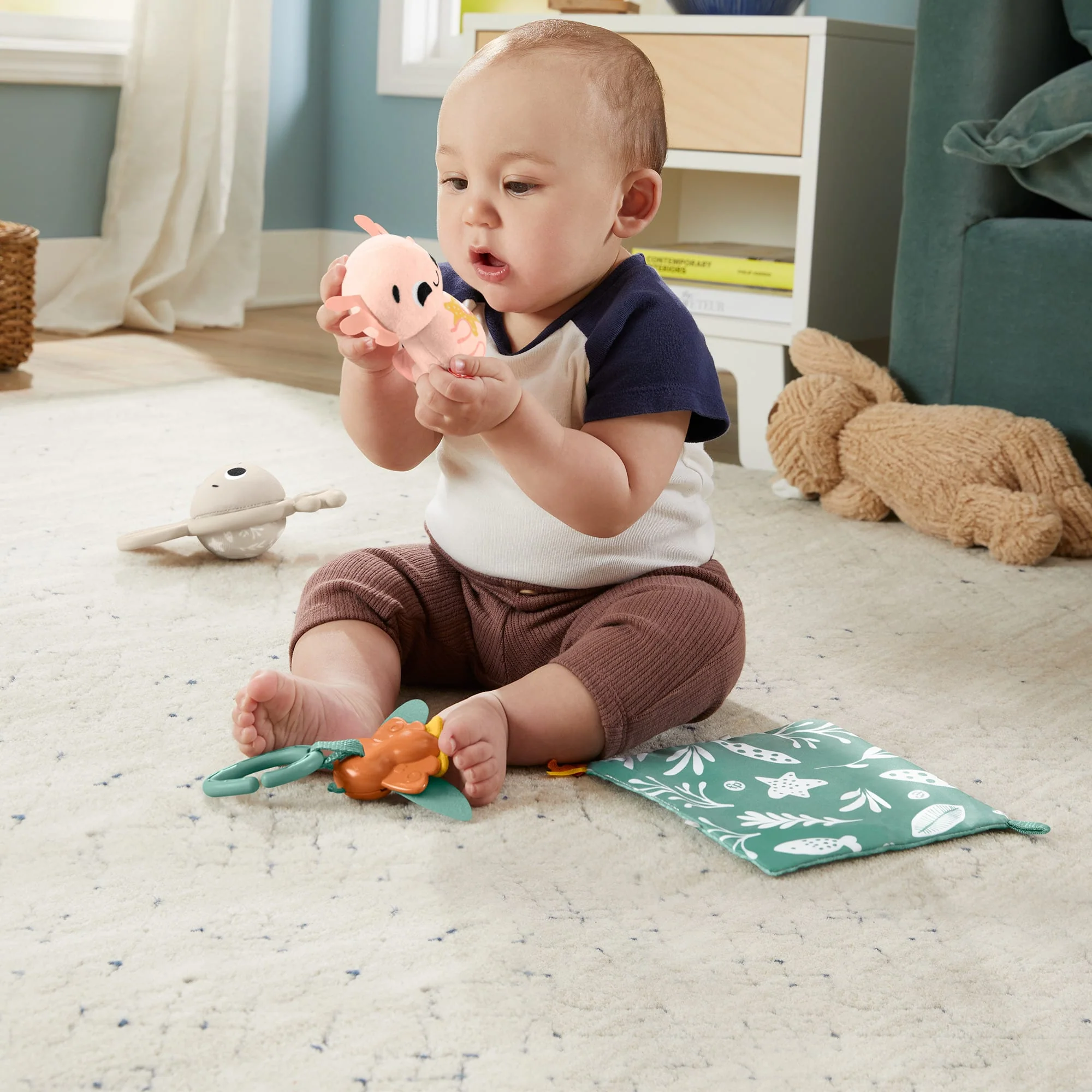 Fisher-Price-Les Sens En Éveil-Coffret 4 Jouets Sensoriels Pour Bébé - Image 2