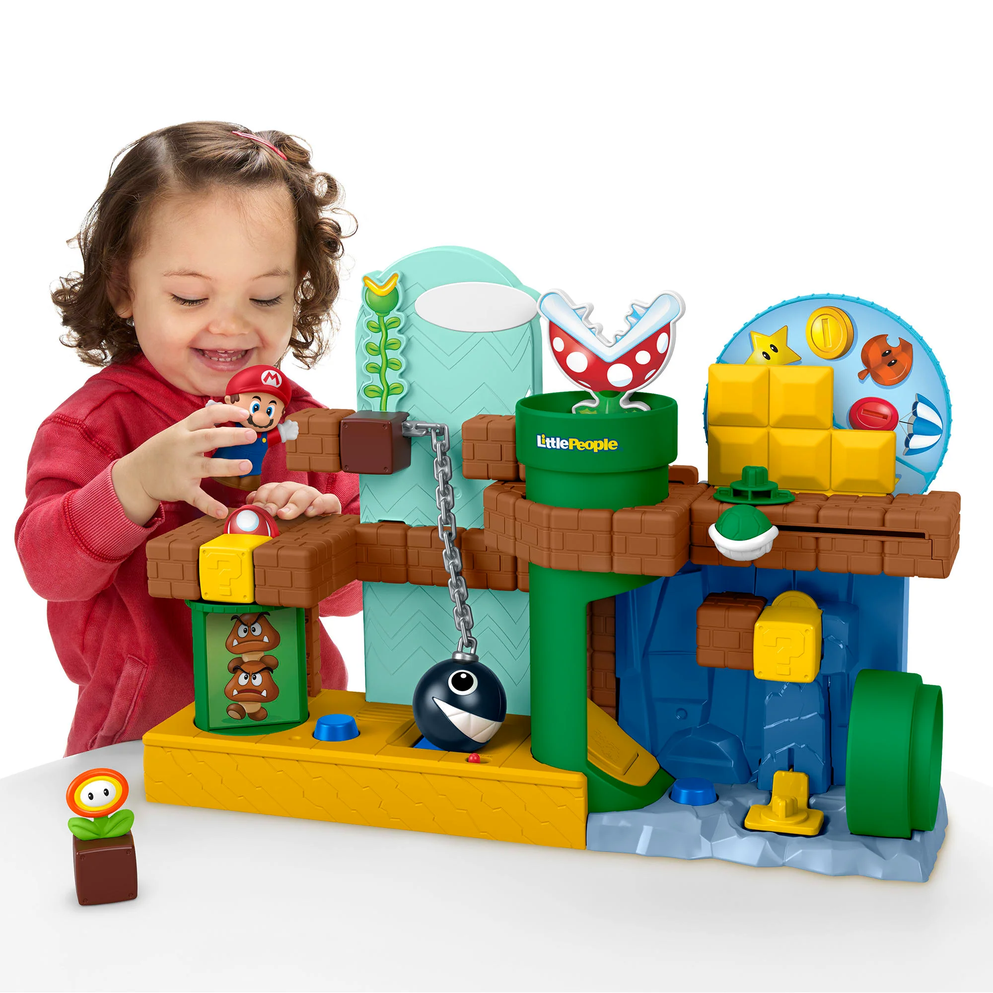 Fisher-Price-Coffret Mon Aventure Avec Mario Little People
