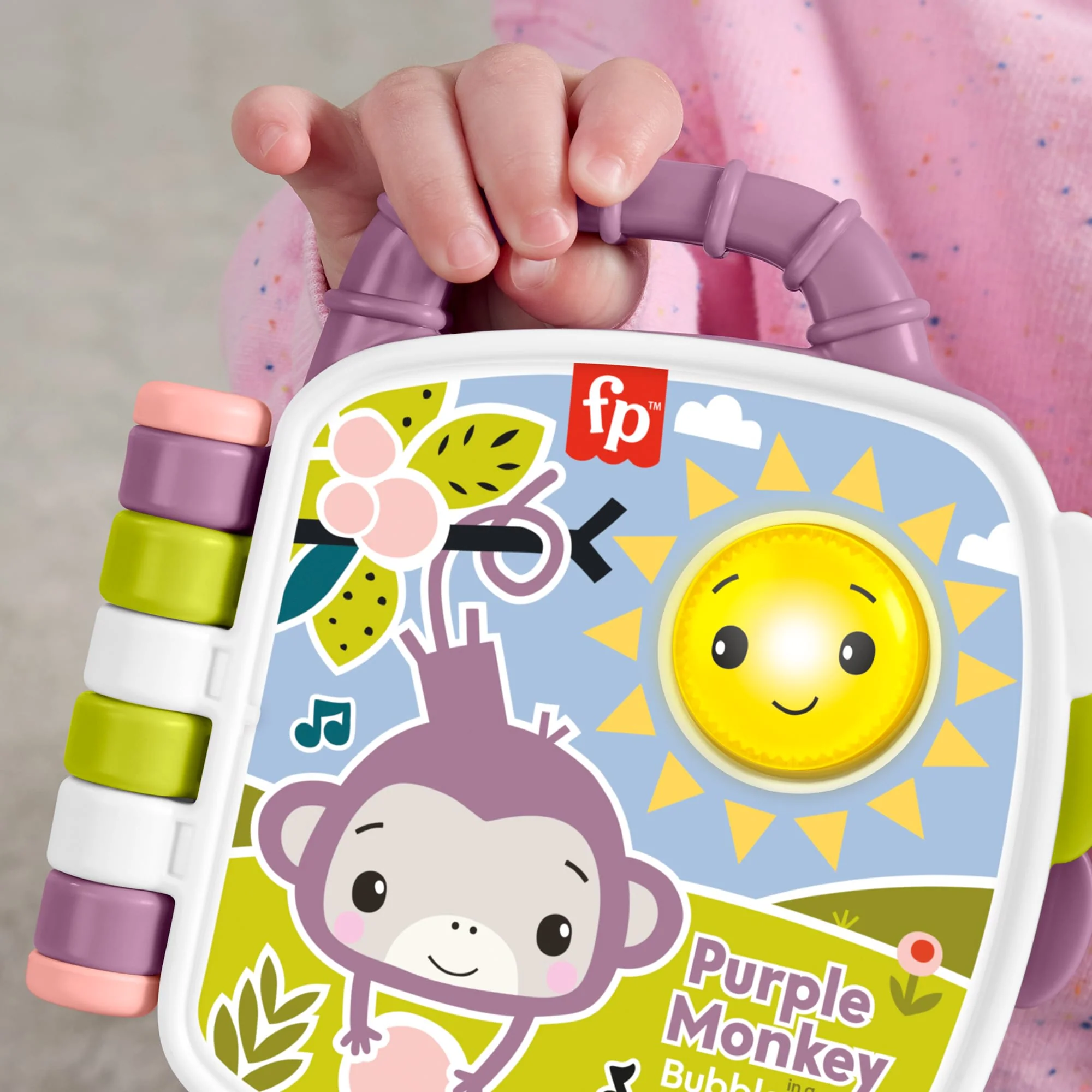 Fisher-Price-Comptines Du Singe Violet-Livre Interactif - Image 4