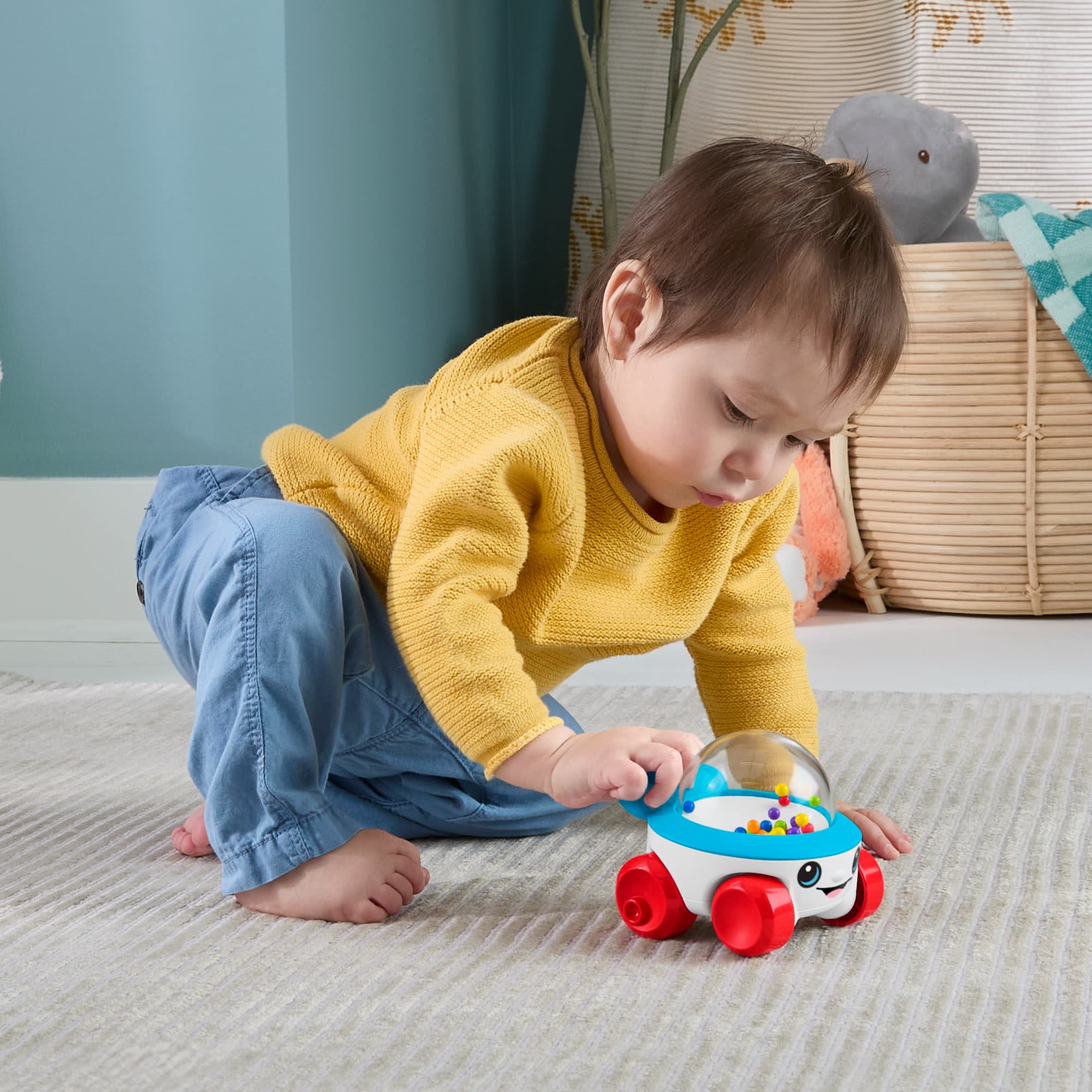 Vehículo Palomitero De Fisher-Price, Juguete Para Empujar Con Sonidos Para Bebés Y Niños Pequeños - Image 2