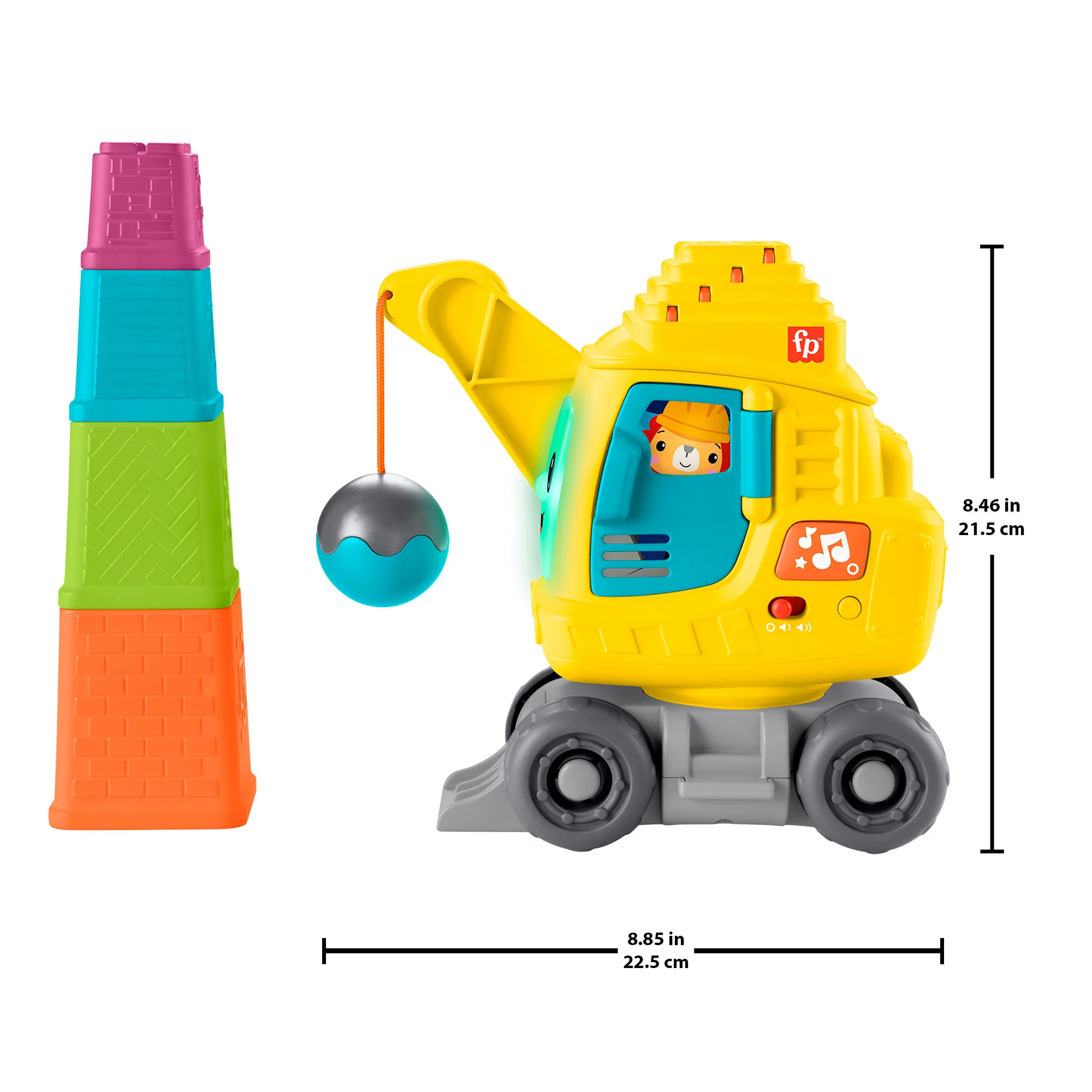 Fisher-Price Grúa Cuenta Y Apila - Image 6