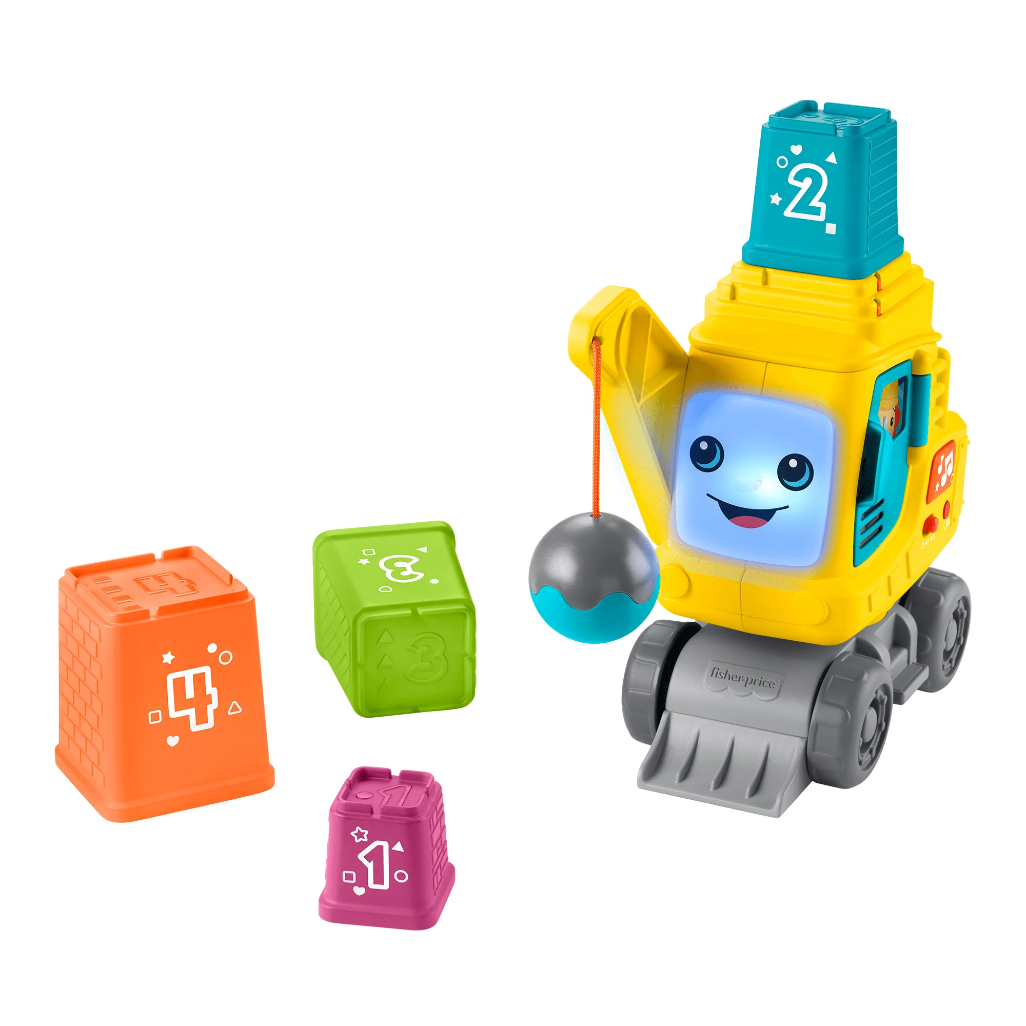 Fisher-Price - Véhicule La Calculo’Grue - Jouet De Construction - 9 Mois Et + - Image 4