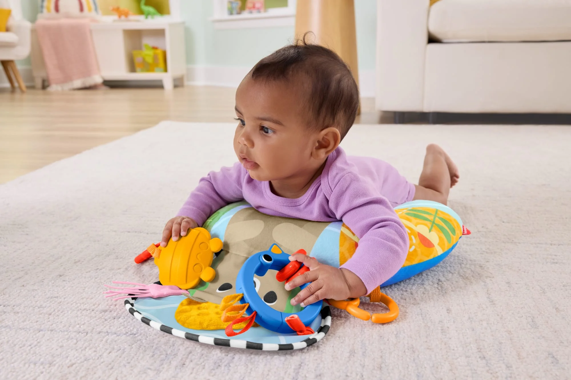 Fisher-Price-Coussin Sensoriel Jeu À Plat Ventre-Coussin D’Appui Pour Bébé - Image 4
