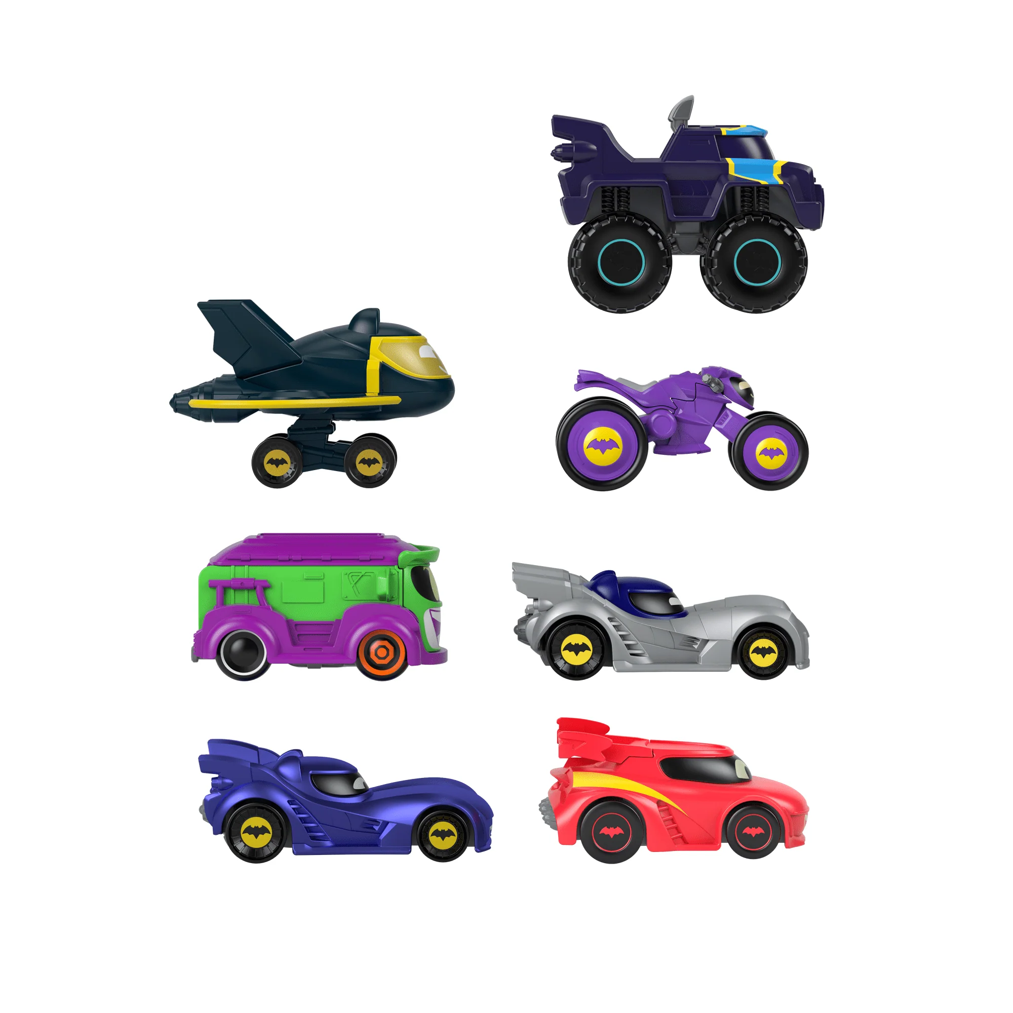 Colección De Coches De Juguete Metálicos De Batwheels, De DC, De Fisher-Price A Escala 1:55, Juguetes Para Niños Y Niñas En Edad Preescolar - Image 5