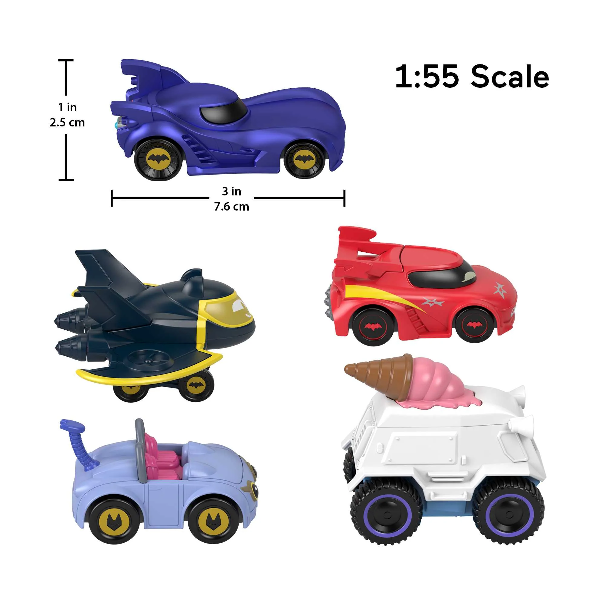 Fisher-Price Batwheels Farzeug Multipack - Silber Edition - Image 4