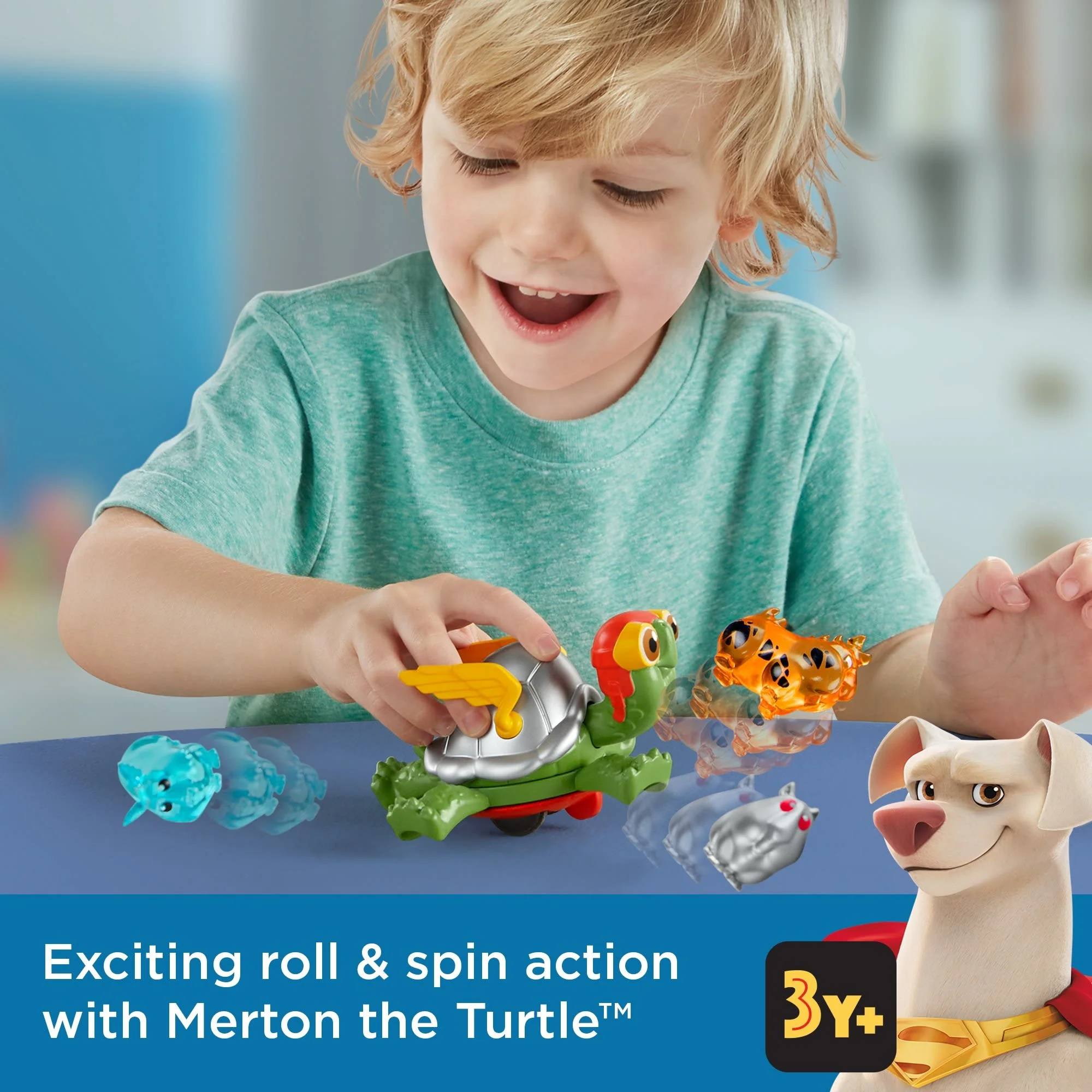 Fisher-Price DC League of Super-Pets Power Spin Merton - Image 2