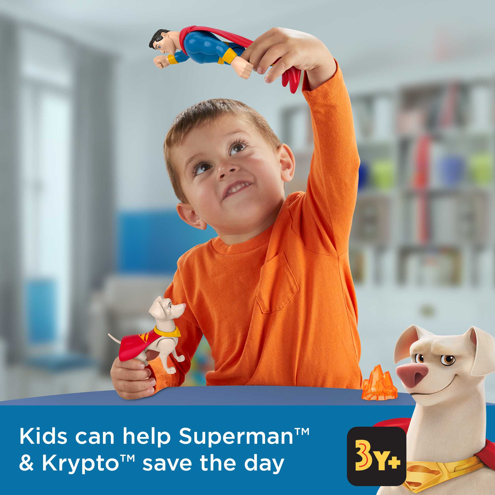 Fisher-Price Dc League Of Super-Pets Superman & Krypto - Image 2