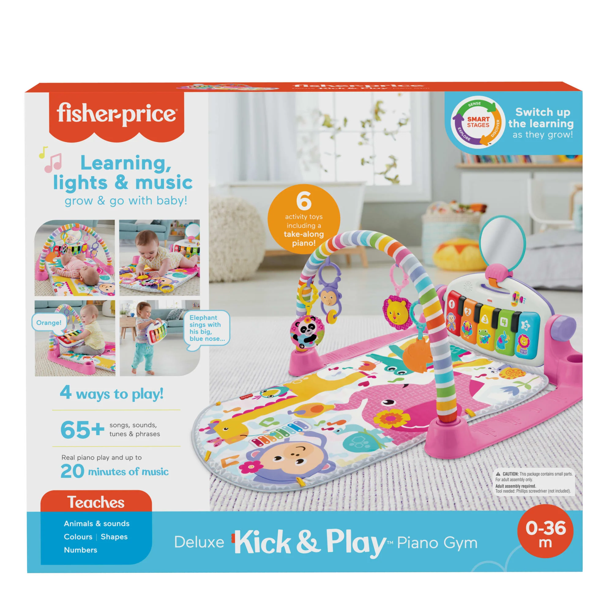 Fisher-Price Deluxe Kick & Play Piano Gym - Image 6