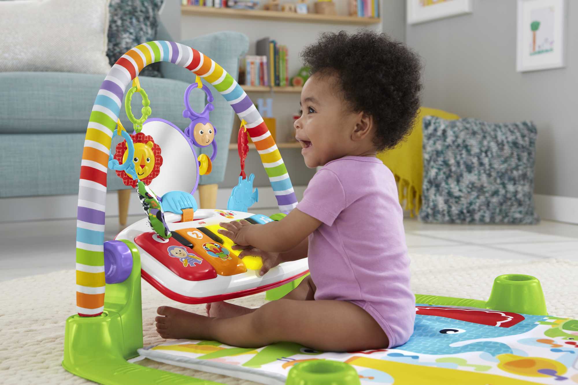 Fisher-Price Deluxe Kick & Play Piano Gym - Image 3