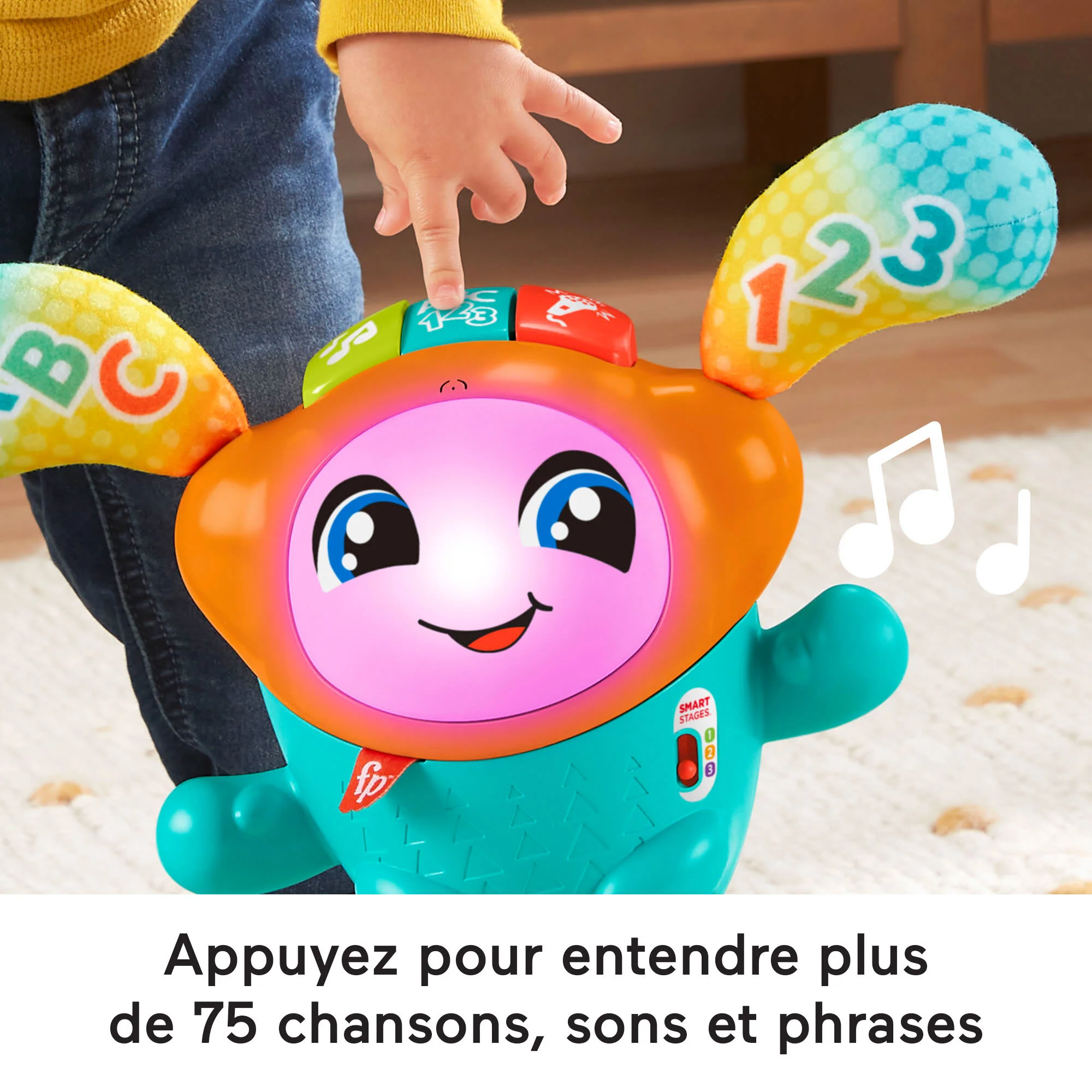 Fisher-Price-Dj Le Robot Danseur À Rebond-Jouet D’Éveil En Français - Image 3