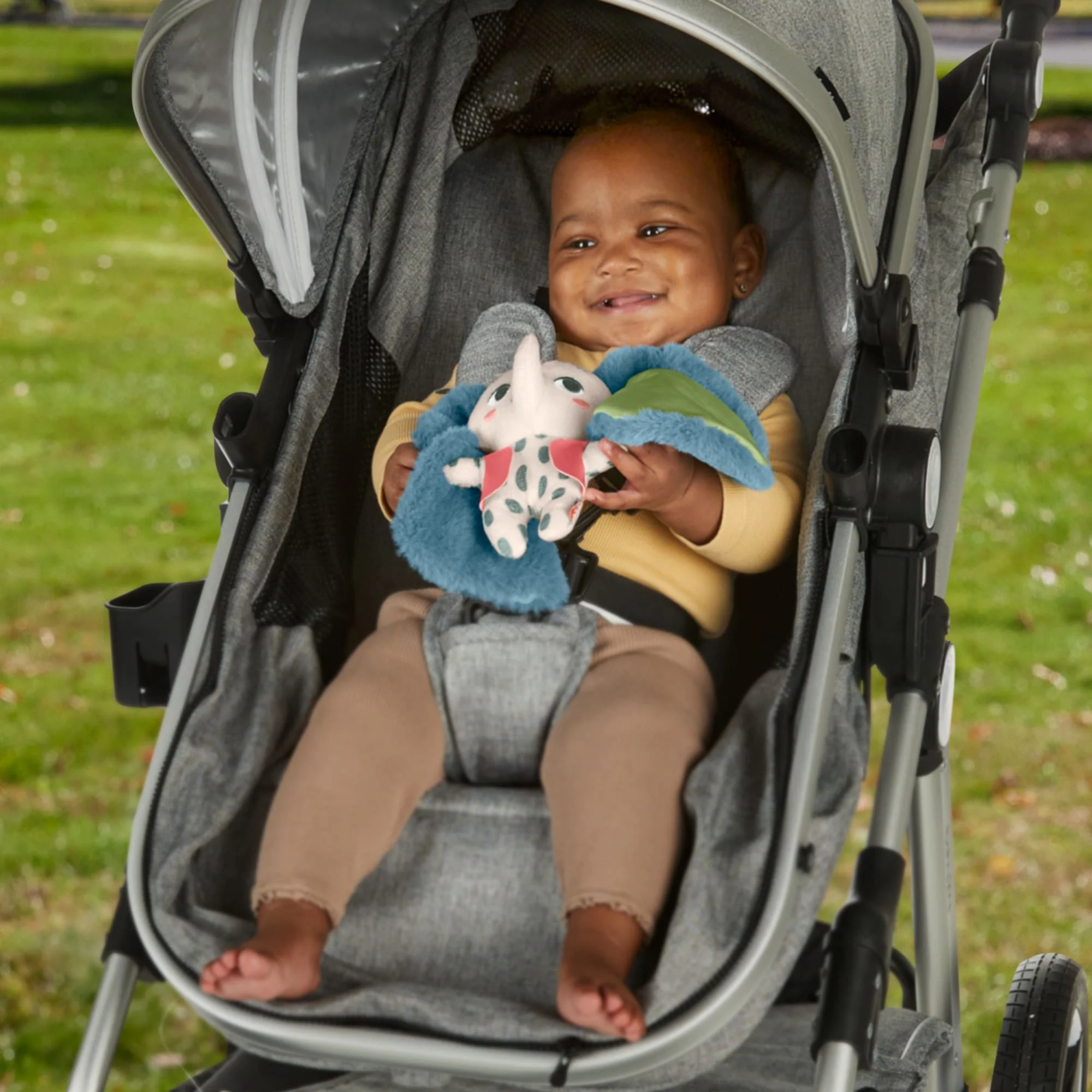 Fisher-Price Planet Friends Een En Al Oor Knuffeltje Zintuiglijk Speelgoed Voor Baby'S, Olifantenknuffel Voor Baby'S - Image 2