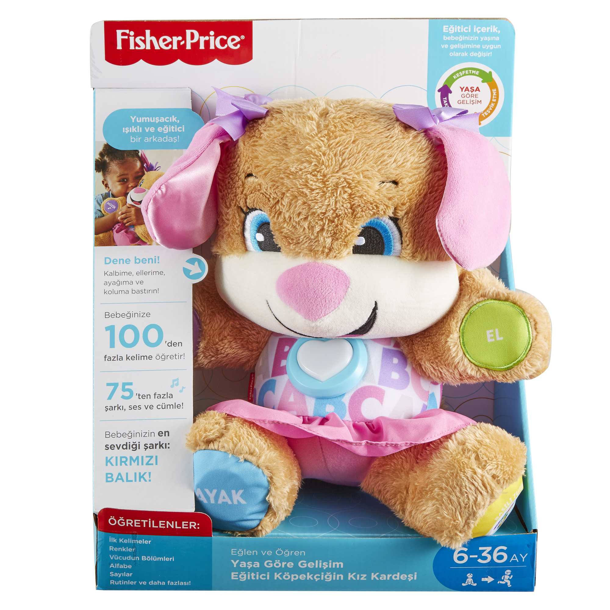 Fisher-Price® Eğlen & Öğren Eğitici Köpekçiğin Kız Kardeşi (Türkçe) - Image 6