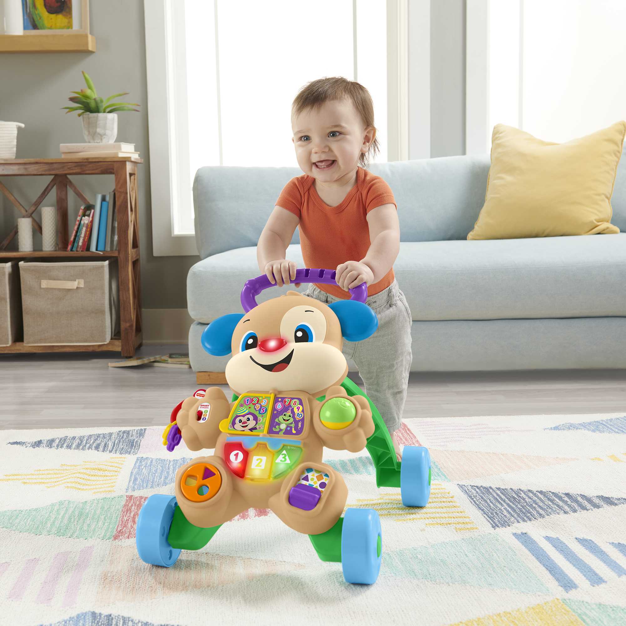 Fisher-Price® Eğlen & Öğren Yaşa Göre Gelişim Eğitici Köpekçik Yürüteç (Türkçe ve İngilizce) - Image 3