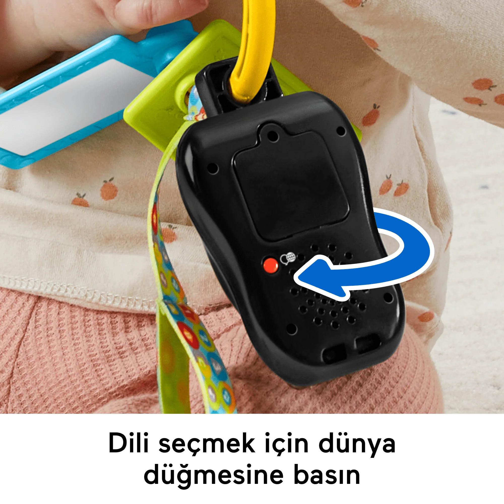 Birden Fazla Dil Desteğine Sahip Müzikli Eğitici Fisher-Price Eğlen Ve Öğren Eğlenceli Aktivite Anahtarı - Image 3