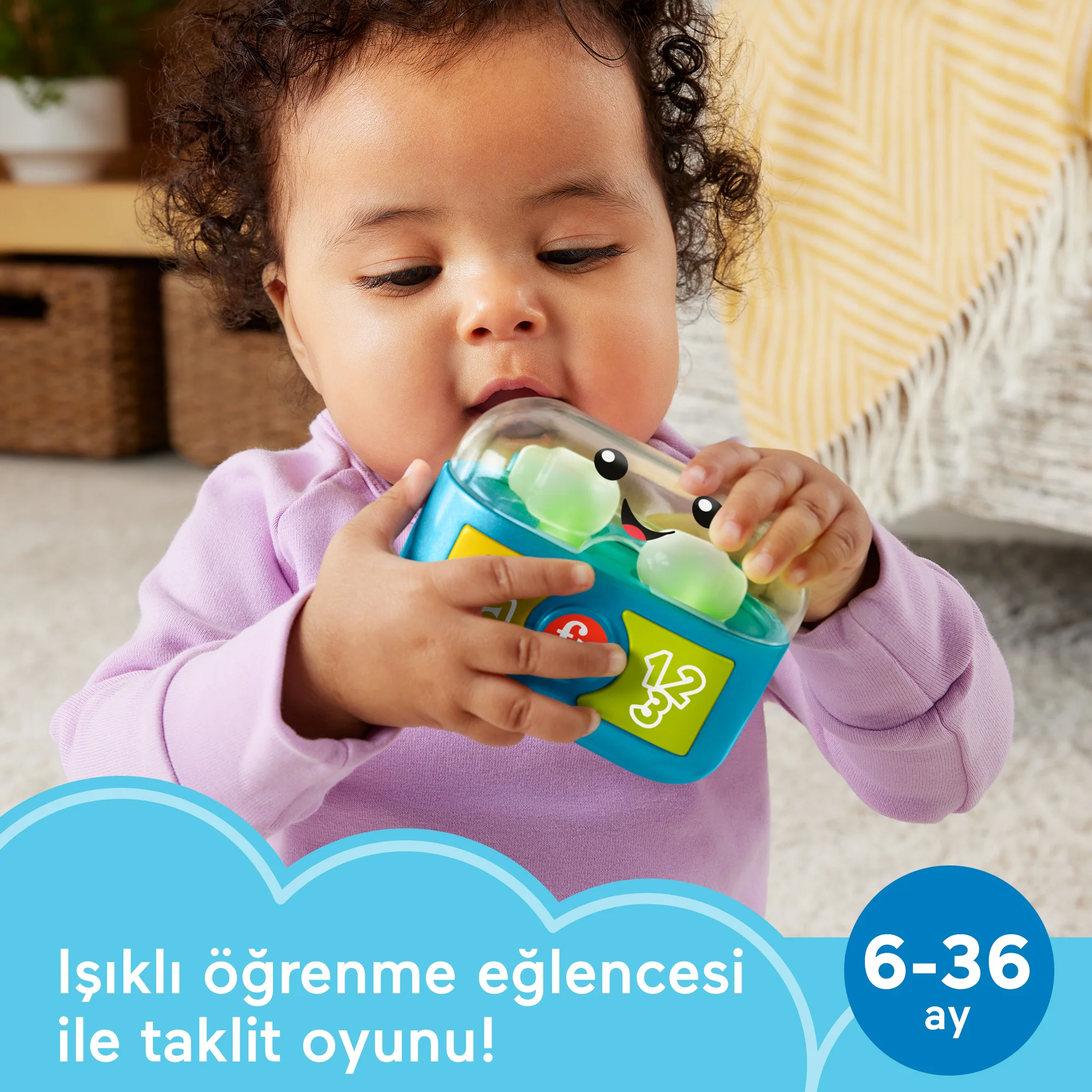 Fisher-Price Eğlen Ve Öğren Eğlenceli Kulaklıklar, Birden Fazla Dil Desteği Bulunan Müzikli, Eğitici Oyuncak - Image 2