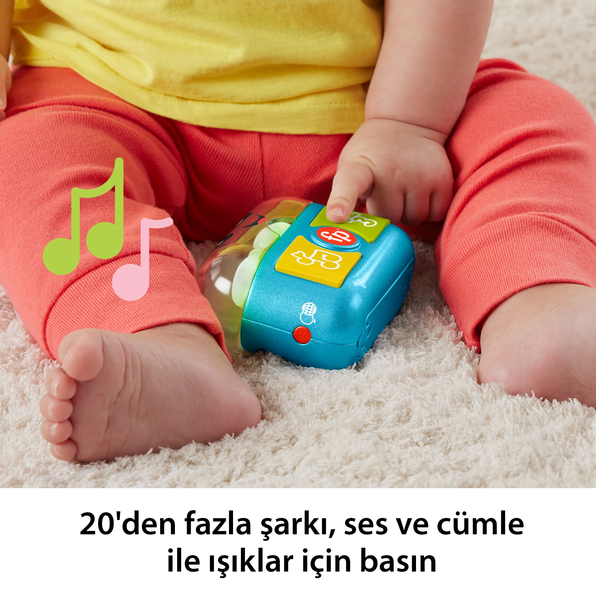 Fisher-Price Eğlen Ve Öğren Eğlenceli Kulaklıklar, Birden Fazla Dil Desteği Bulunan Müzikli, Eğitici Oyuncak - Image 4
