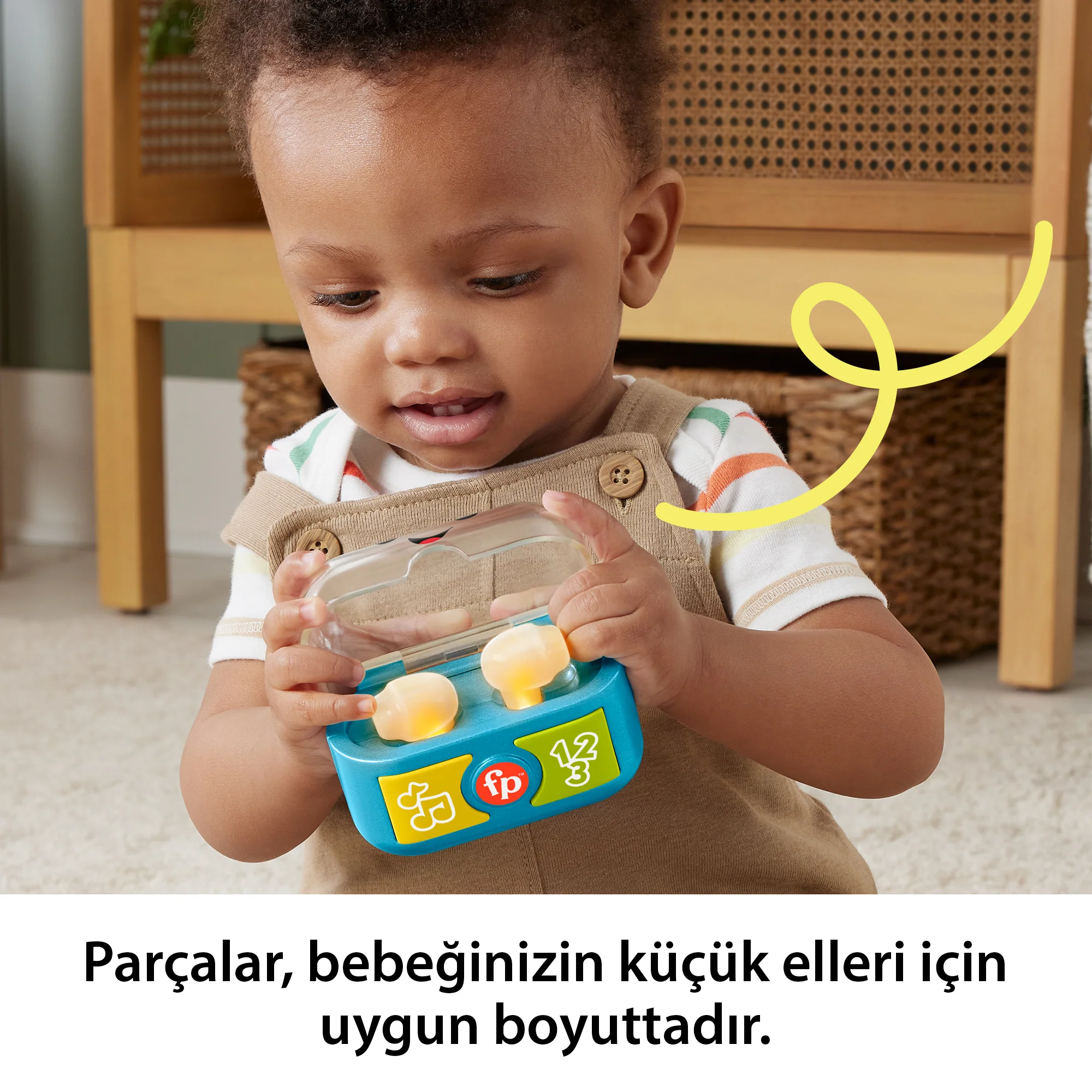 Fisher-Price Eğlen Ve Öğren Eğlenceli Kulaklıklar, Birden Fazla Dil Desteği Bulunan Müzikli, Eğitici Oyuncak - Image 5