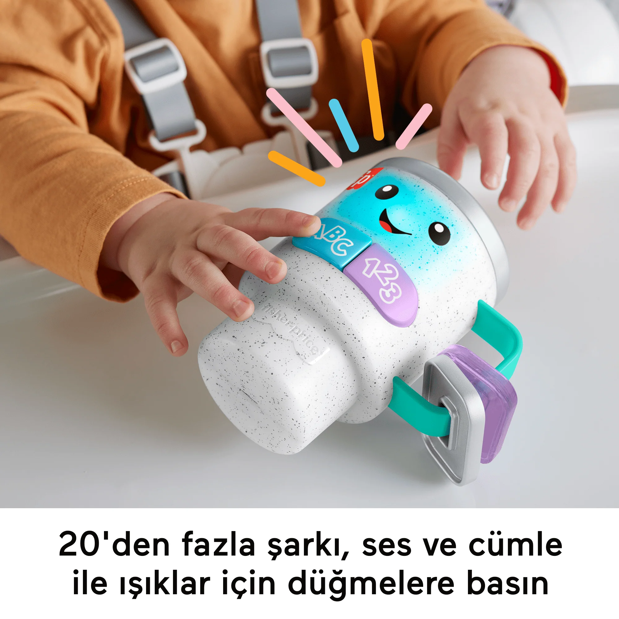 Birden Fazla Dil Desteği Olan Fisher-Price Eğlen Ve Öğren Kahve Keyfi - Image 4
