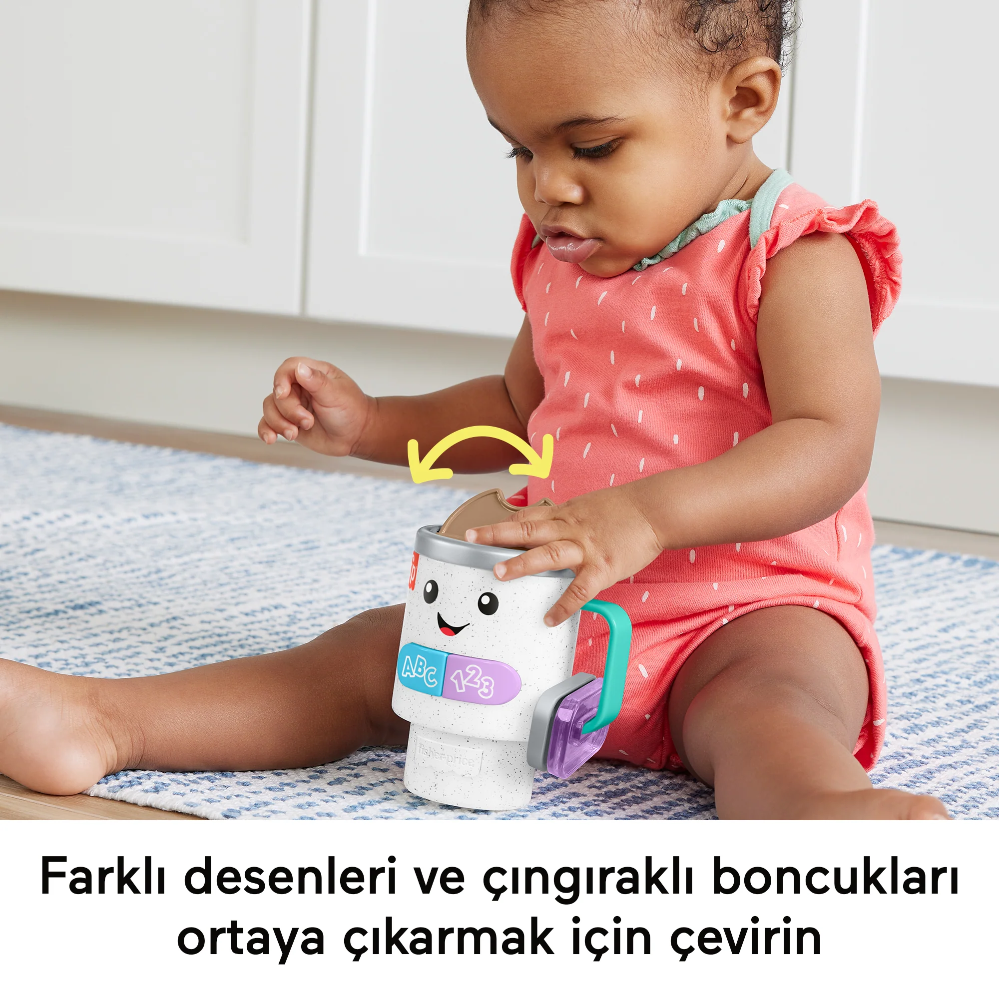 Birden Fazla Dil Desteği Olan Fisher-Price Eğlen Ve Öğren Kahve Keyfi - Image 5