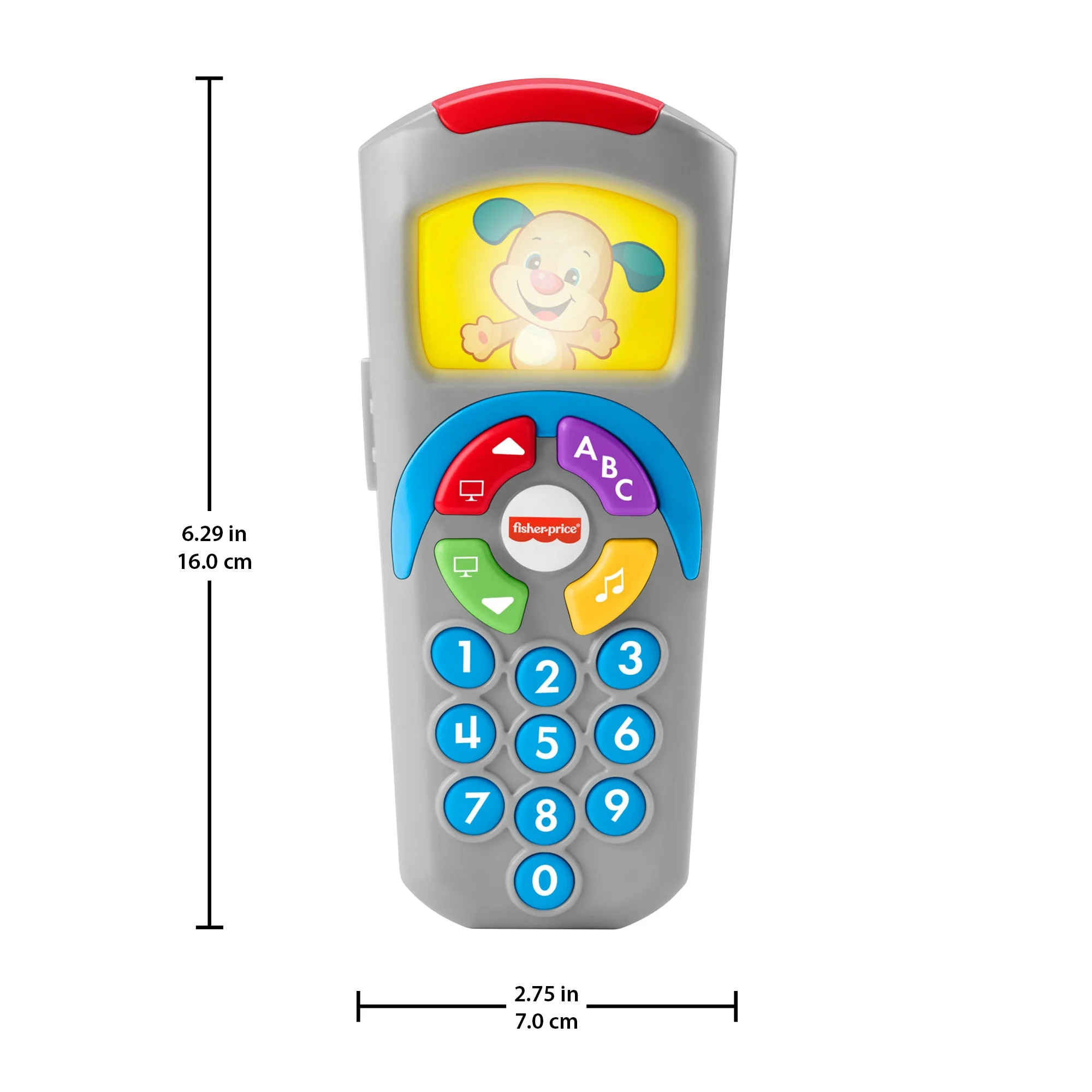 Türkçe Dil Desteğiyle Bebekler Ve Yürüme Çağındaki Çocuklar Için Işıklar Ve Şarkılar Içeren, Eğitici Fisher-Price Eğlen Ve Öğren Köpekçiğin Uzaktan Kumandası - Image 5